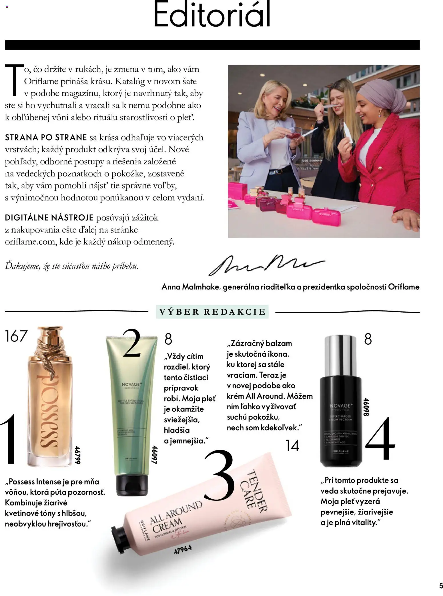 Nové Oriflame akcie – leták je platný od 30.09.2026 | Strana: 5 | Produkty: Krém