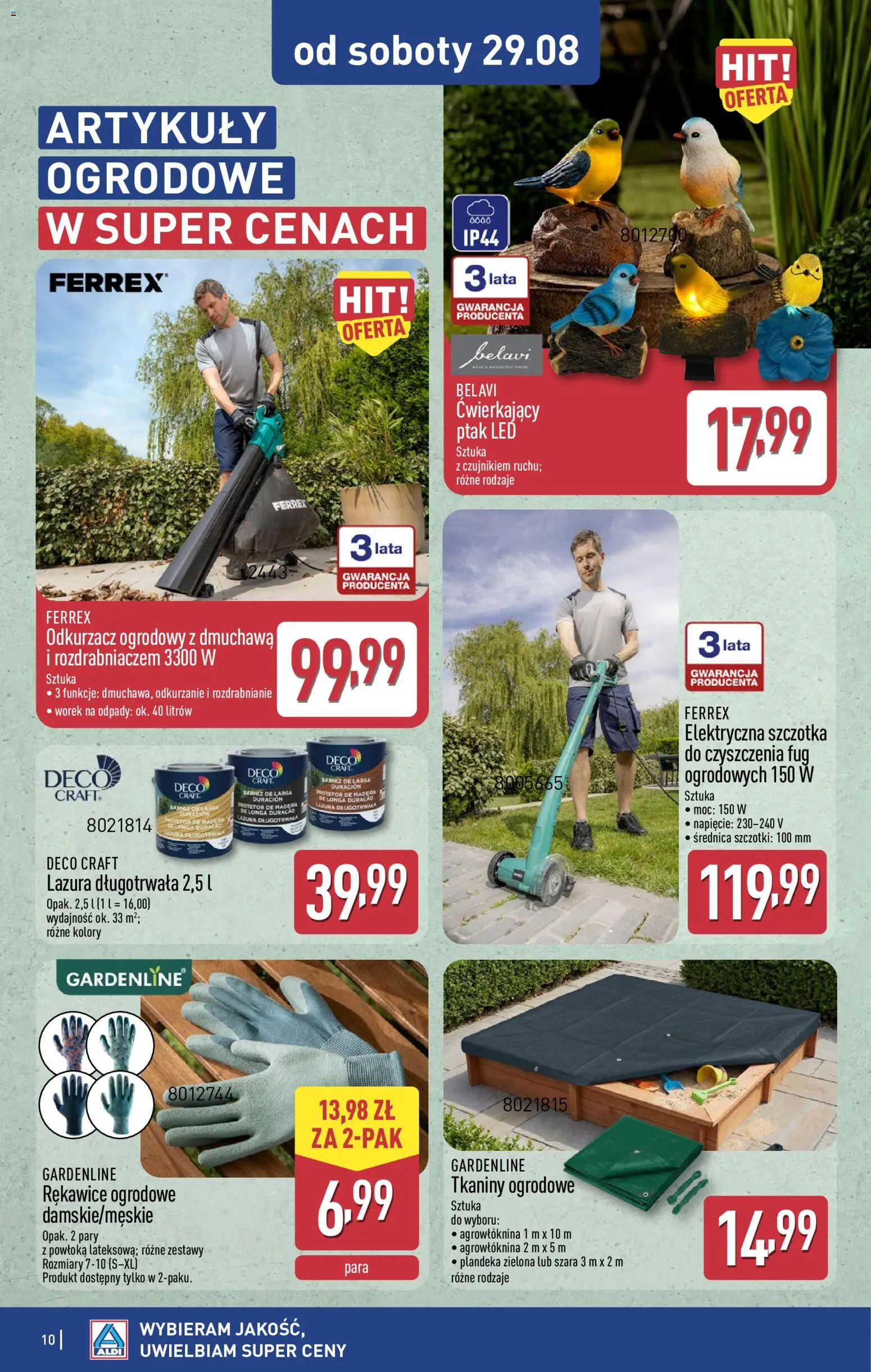 Aldi gazetka - Hity od Środy i od Soboty od 26.08.2026 | Strona: 10 | Produkty: Odkurzacz, Szczotka