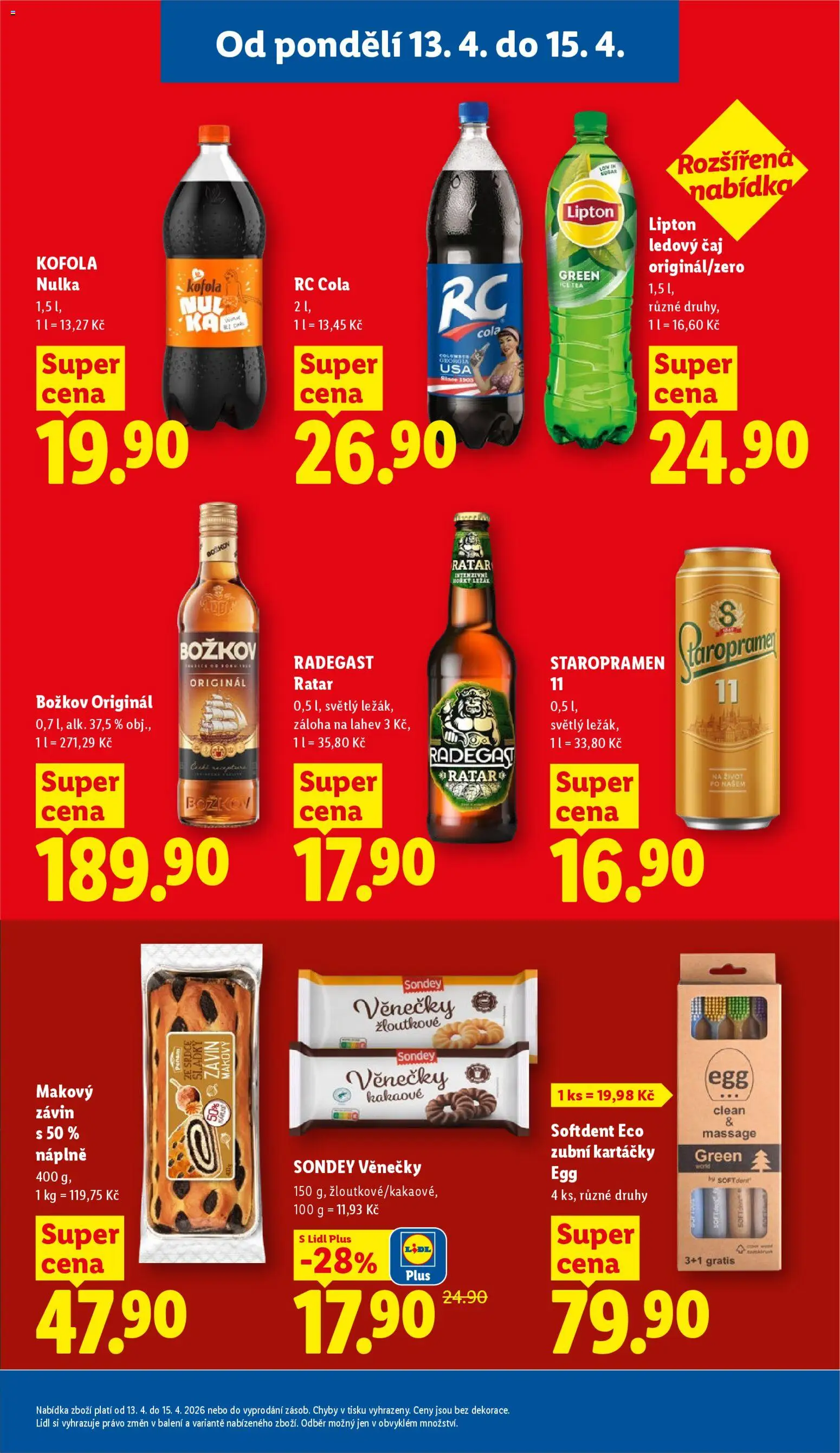 LIDL leták | 13.04.2026 | Akční leták příští týden