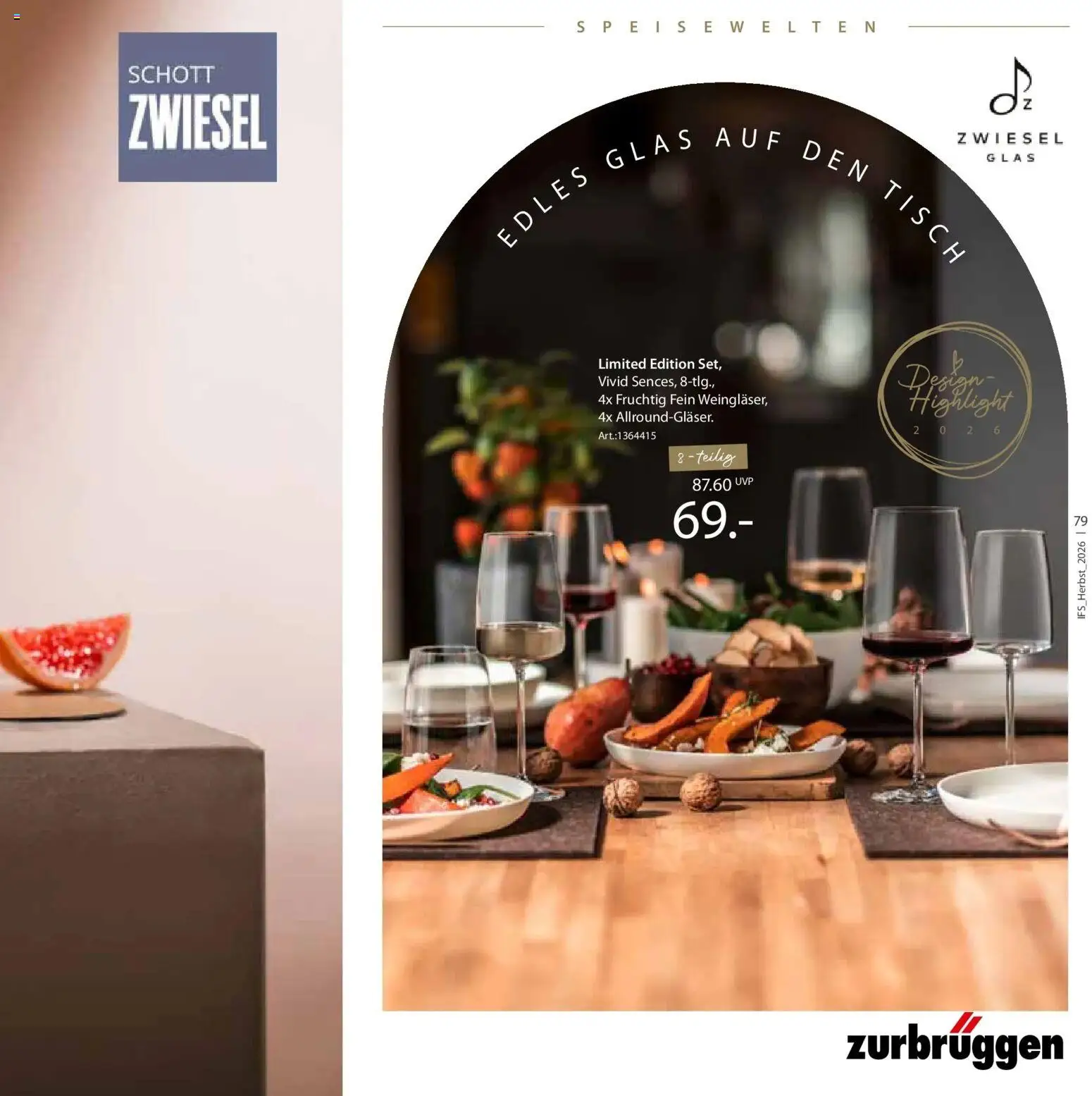 Zurbrüggen - Zurbrüggen: Von allem nur das beste (ab 24.10.2026) zum Blättern | Seite: 79 | Produkte: Tisch