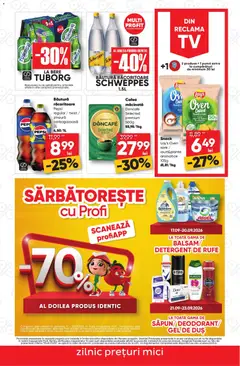 Ofertele Profi valabile de la 17.09.2026 | Pagină: 3 | Produse: Zero, Bautura racoritoare, Duș, Detergent