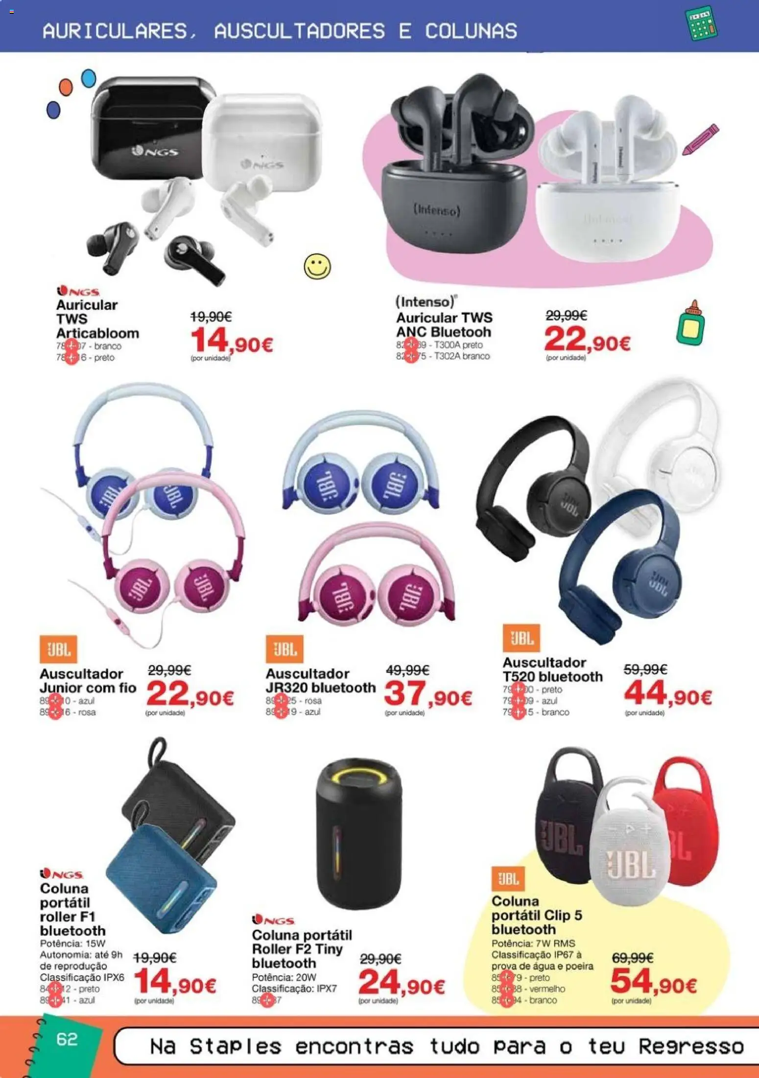 Staples Regresso às Aulas 2026 │ válido de 17/08/2026 | Página: 62