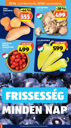Aldi akciós újság - amely érvényes a következő dátumtól: 2026.07.16. | Oldal: 10
