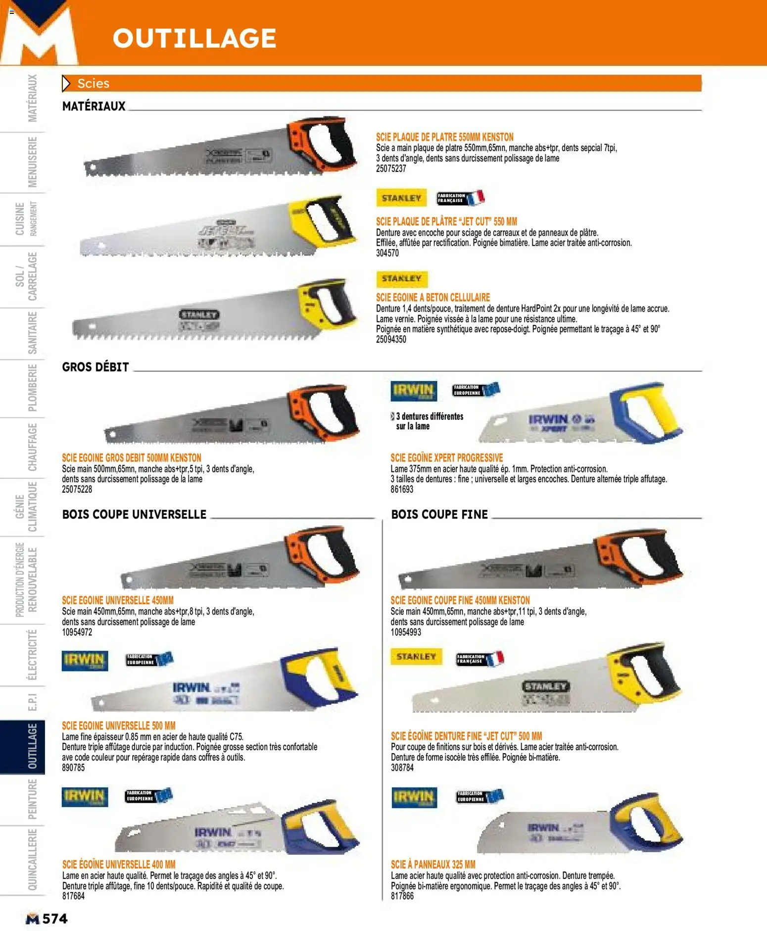 {H1} | Page: 574 | Produits: Plâtre