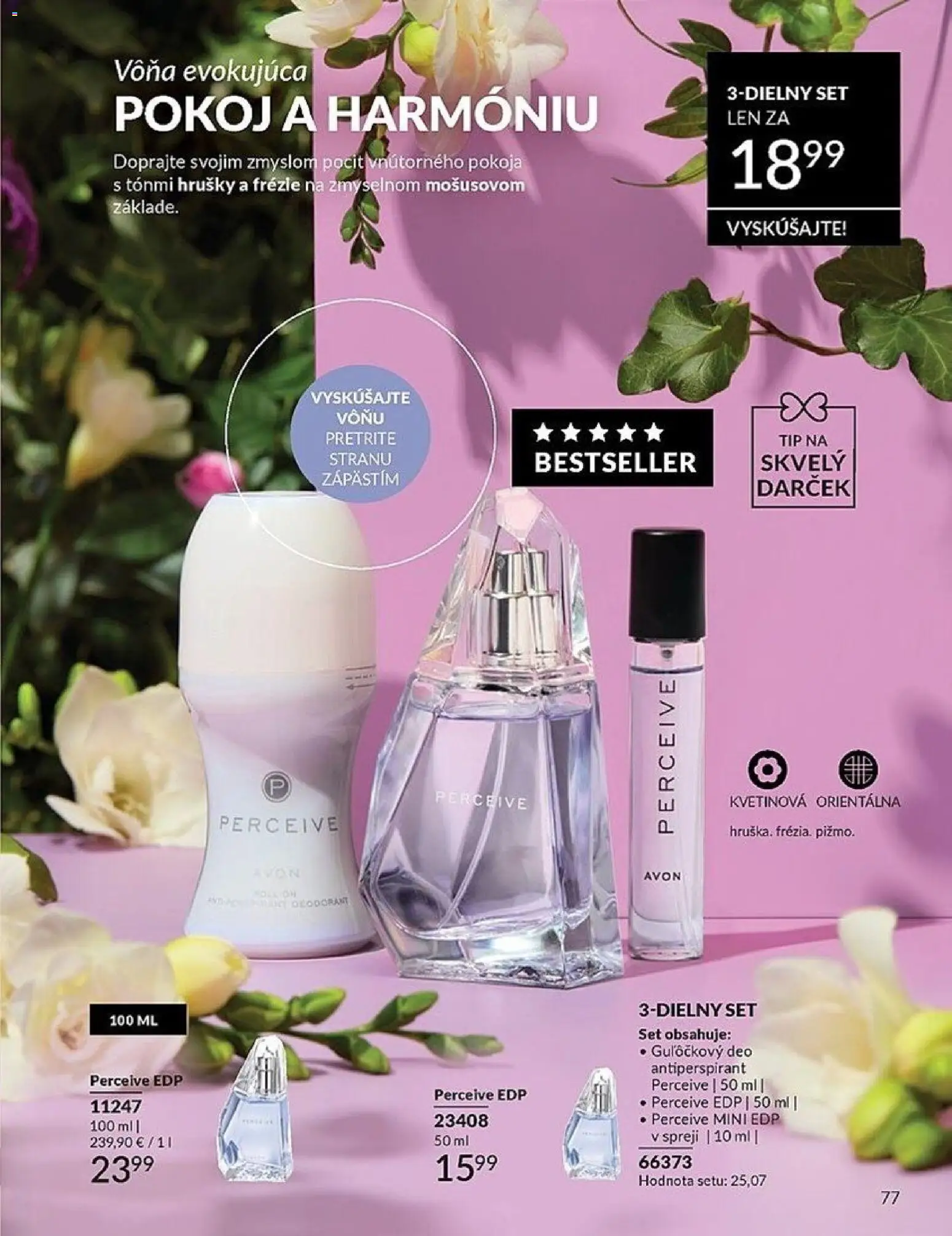 Nové Avon akcie – leták je platný od 01.04.2026 | Strana: 77 | Produkty: Antiperspirant, Hrušky