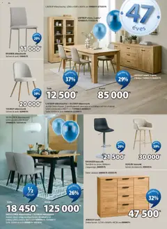 JYSK akciós újság - amely érvényes a következő dátumtól: 08.04.2026 | Oldal: 10 | Termékek: Étkezőasztal, Asztallap, Szék, Barszek