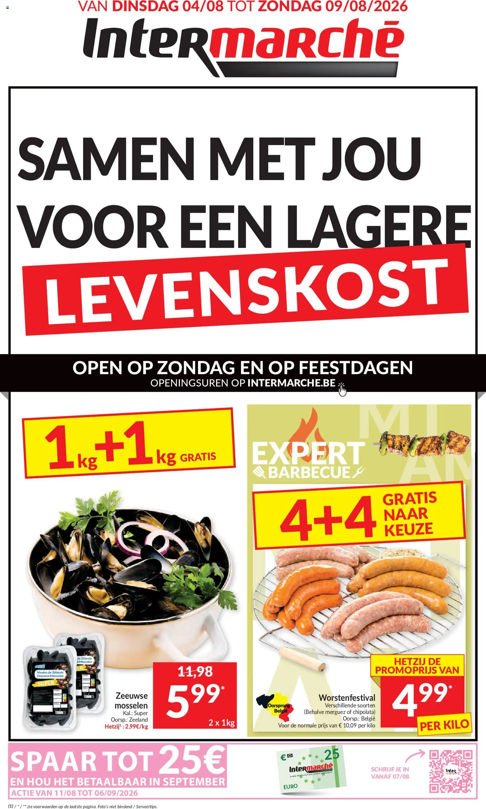 {H1} | Pagina: 1 | Producten: Merguez, Mosselen, Chipolata, Barbecue