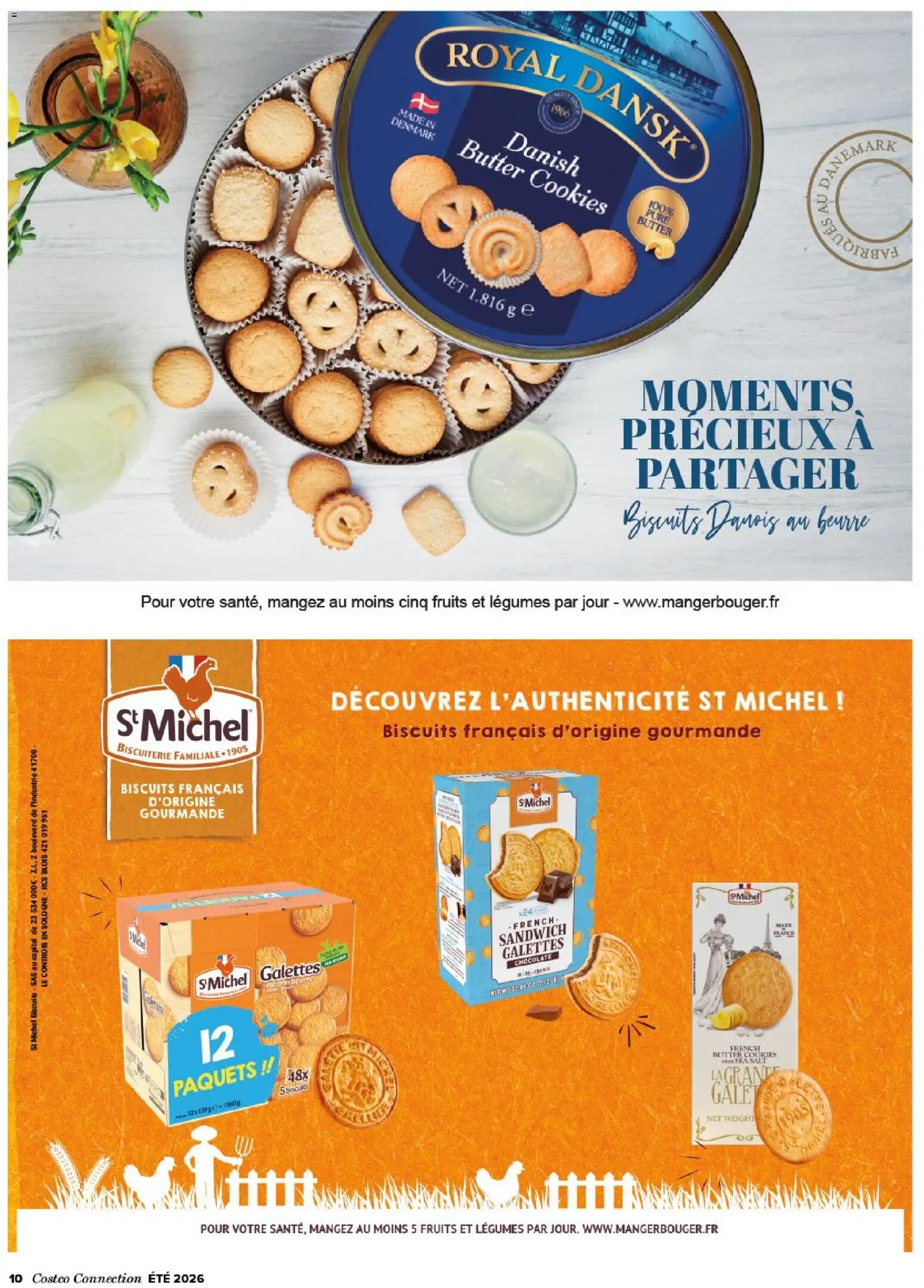 {H1} | Page: 10 | Produits: Sandwich, Cookies, Beurre, Biscuits