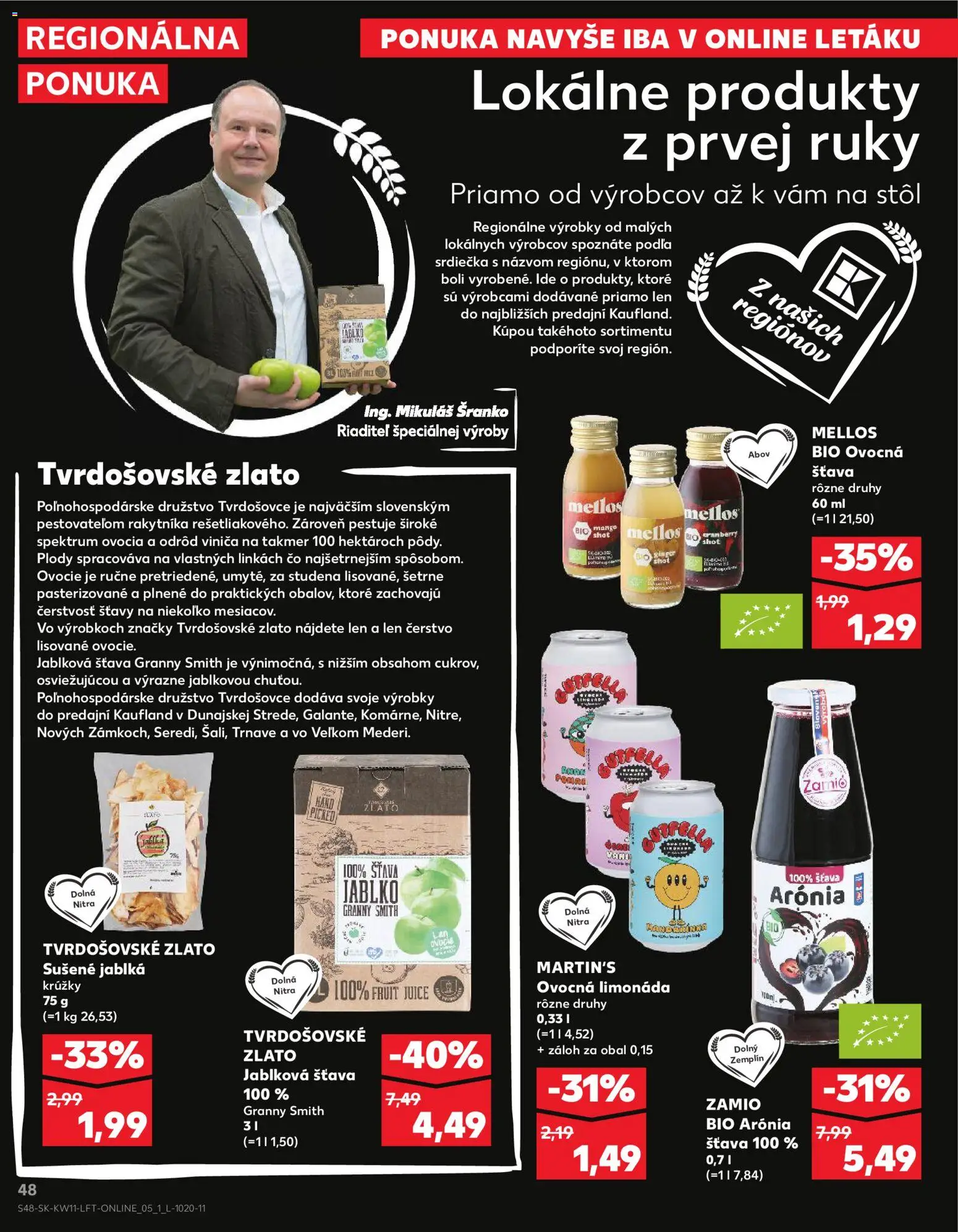 Nové Kaufland akcie – leták je platný od 12.03.2026 | Strana: 48 | Produkty: Stôl, Apple, Ovocie