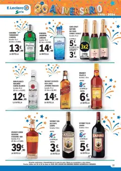 Vista previa  E.Leclerc Soria válido desde el 20.05.2026 | Página: 31 | Productos: Ron, Ginebra, Whisky, Μαύρο πιπέρι