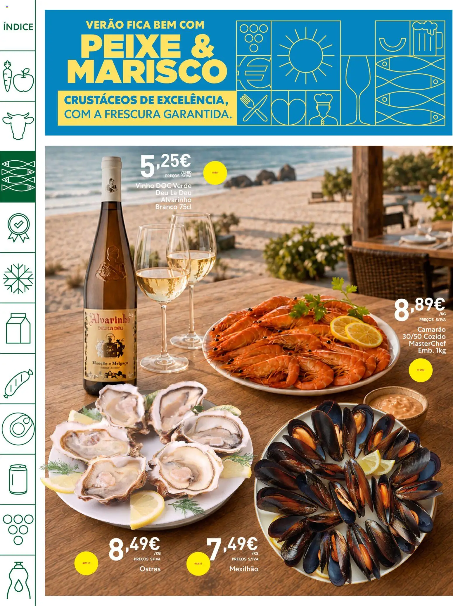 Recheio Horeca Madeira │ válido de 11/08/2026 | Página: 6 | Produtos: Ostras, Camarão, Vinho, Peixe