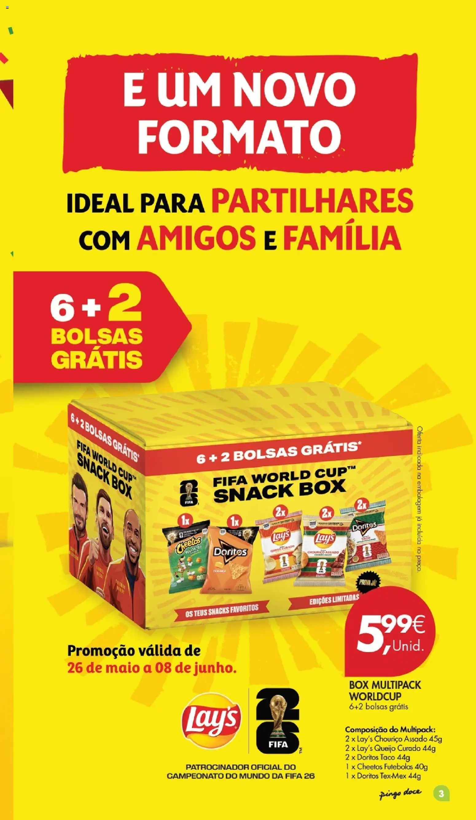 Pingo Doce  Folheto Especial Batatas │ válido de 26.05.2026 | Página: 3 | Produtos: Queijo, Chouriço