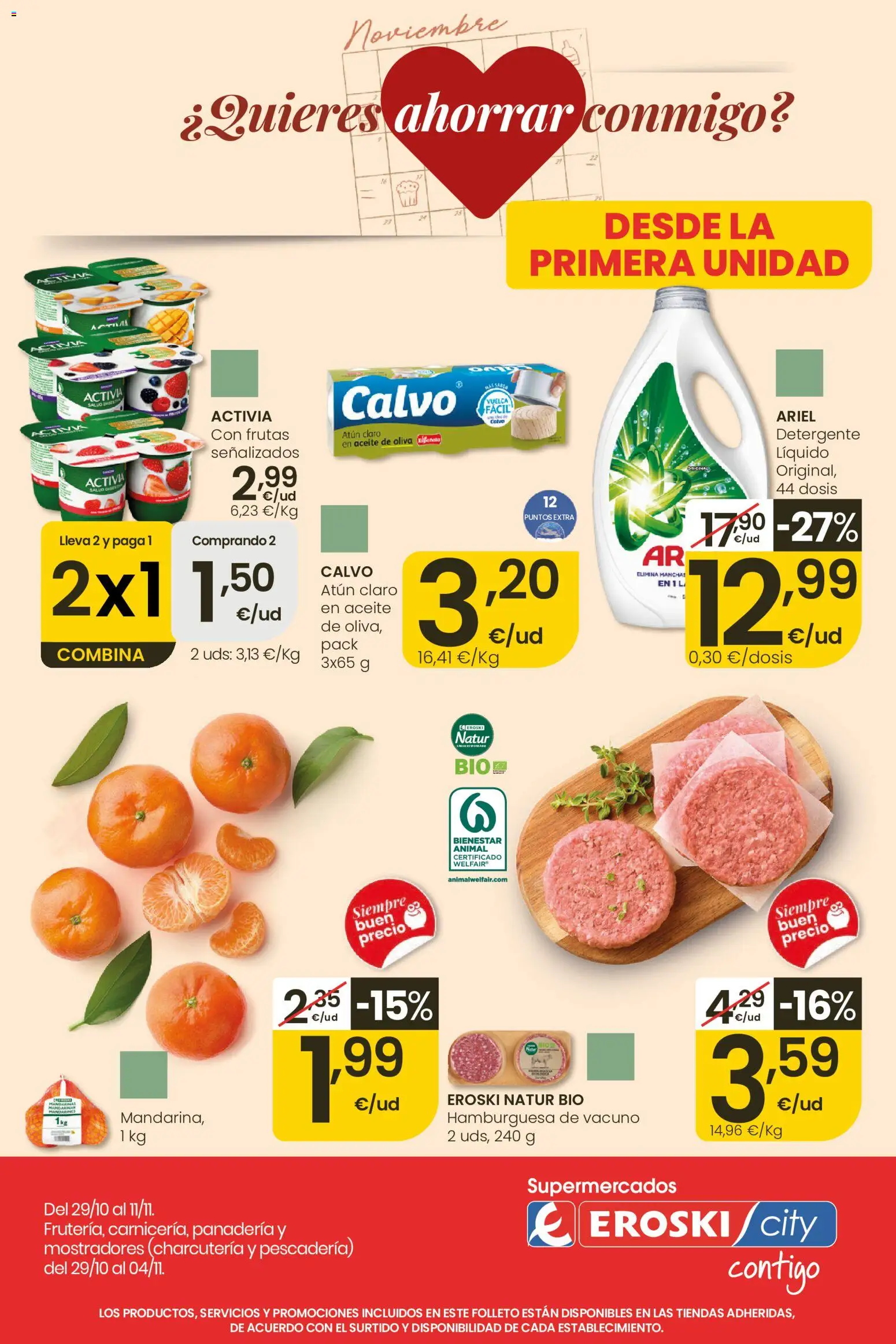 Eroski folleto │ válido desde el 29/10/2026 | Página: 1