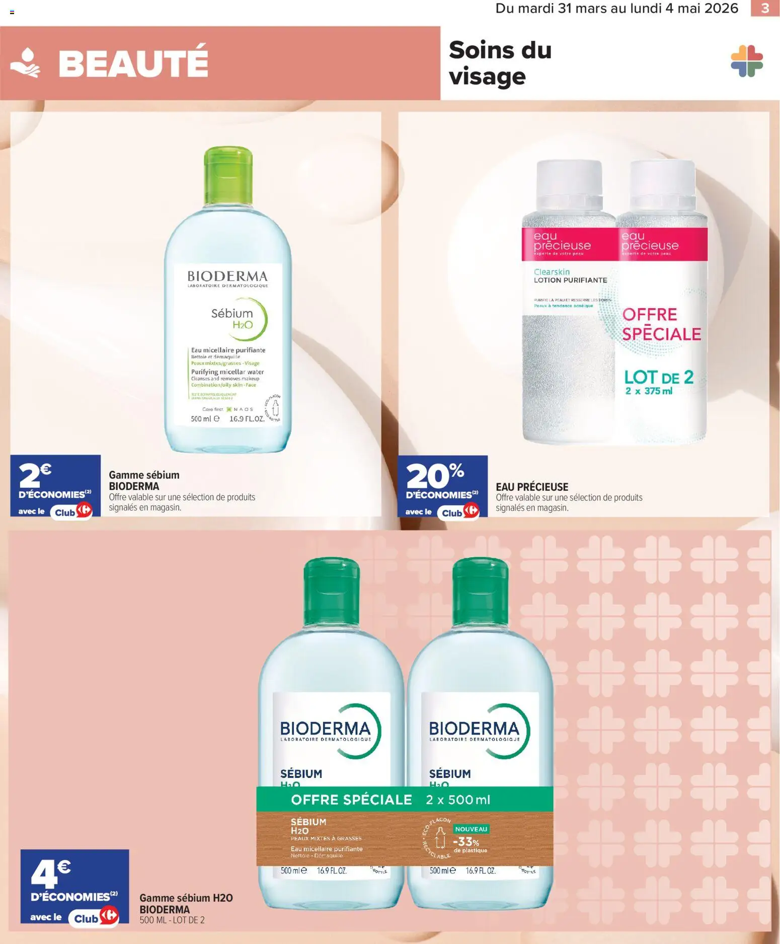 {H1} | Page: 3 | Produits: Eau micellaire