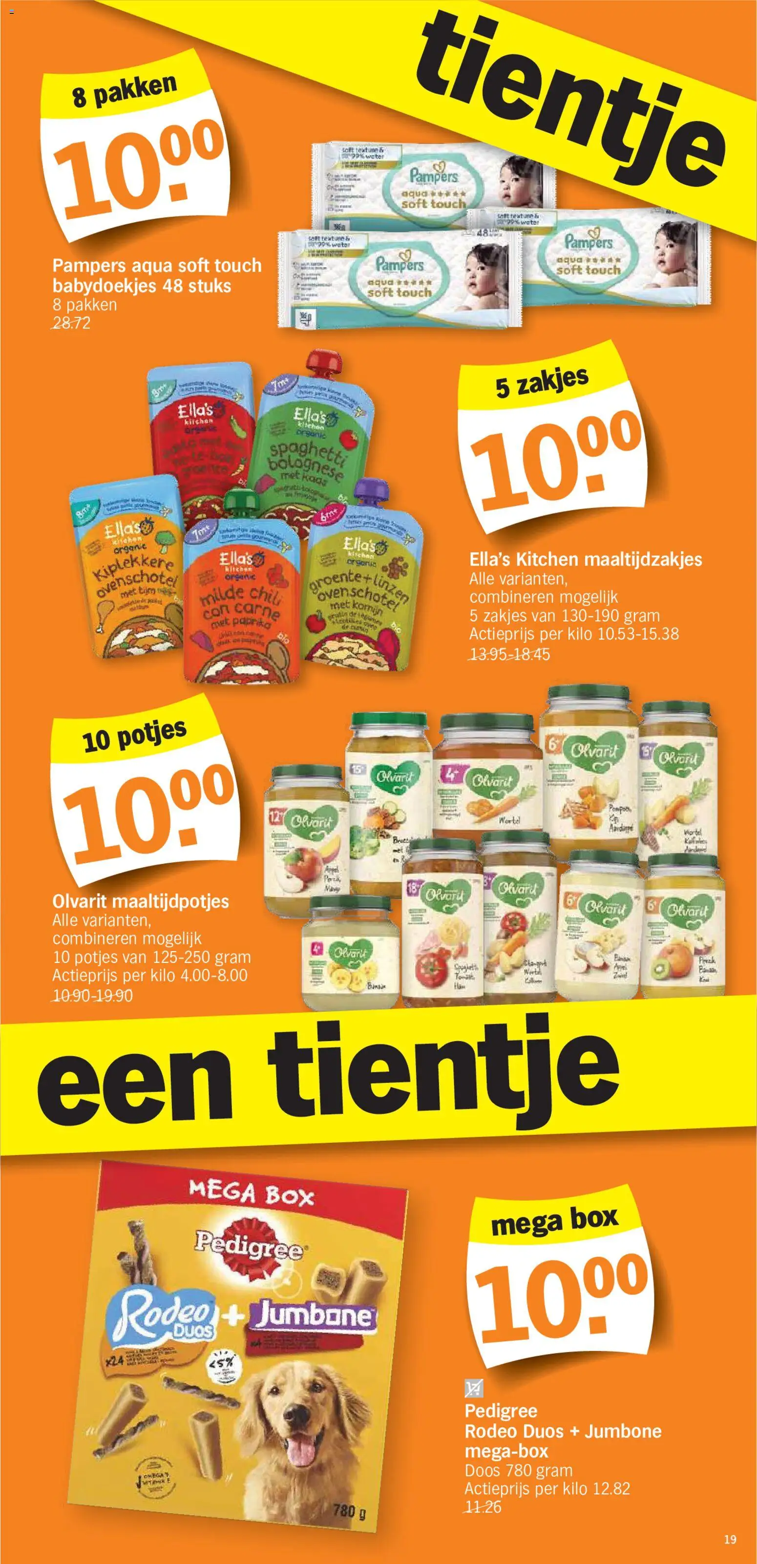 {H1} | Pagina: 19 | Producten: Pampers, Babydoekjes, Box, Pompoen