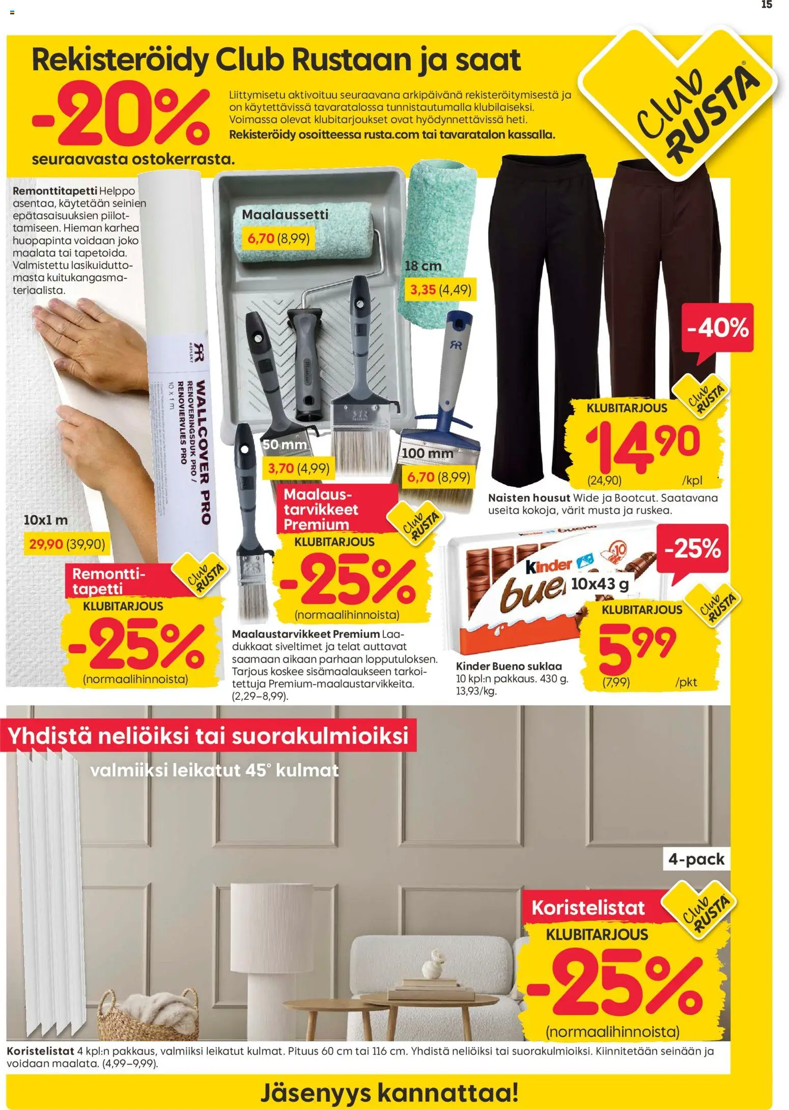 Rusta tarjoukset – voimassa 21/09/2026 alkaen | Sivu: 15