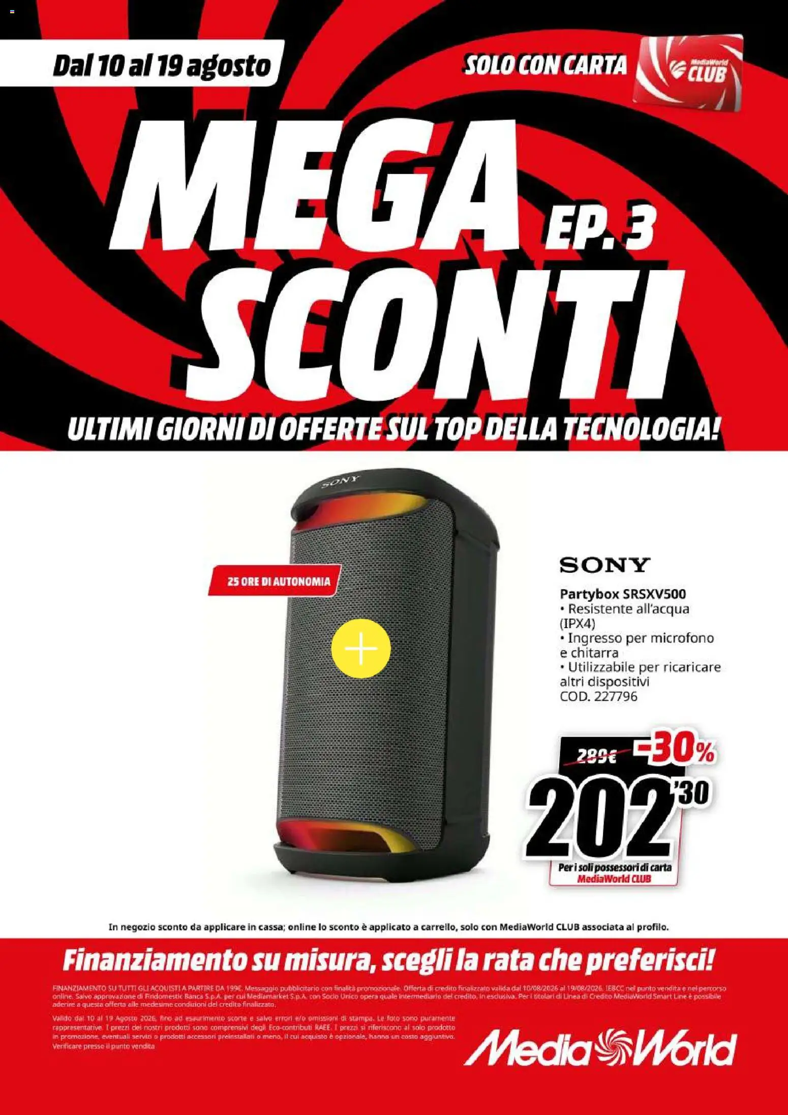 Volantino Media World del 10/08/2026 | Pagina: 32
