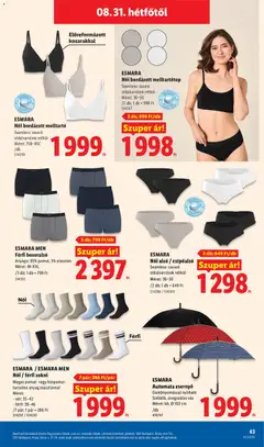 ESMARA, Női bordázott melltartó, Seamless: zavaró, oldalvarrások nélkül, Méret: 75B-85C - amely érvényes a következő dátumtól: 2026.08.27. | Oldal: 63