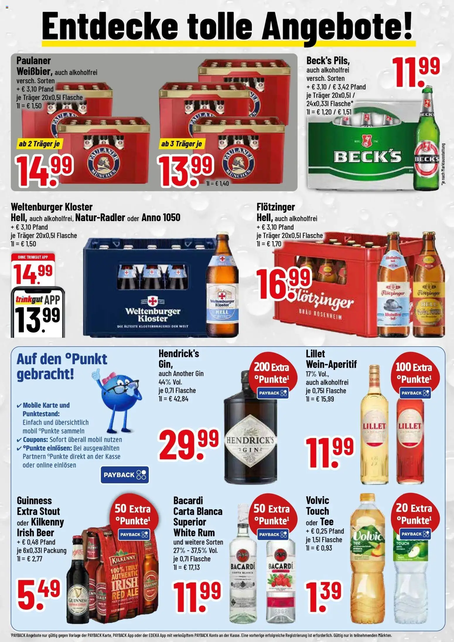 Trinkgut Prospekt Neufahrn – gültig ab 28.09.2026 | Seite: 2 | Produkte: Bacardi, Volvic touch, Lillet, Volvic