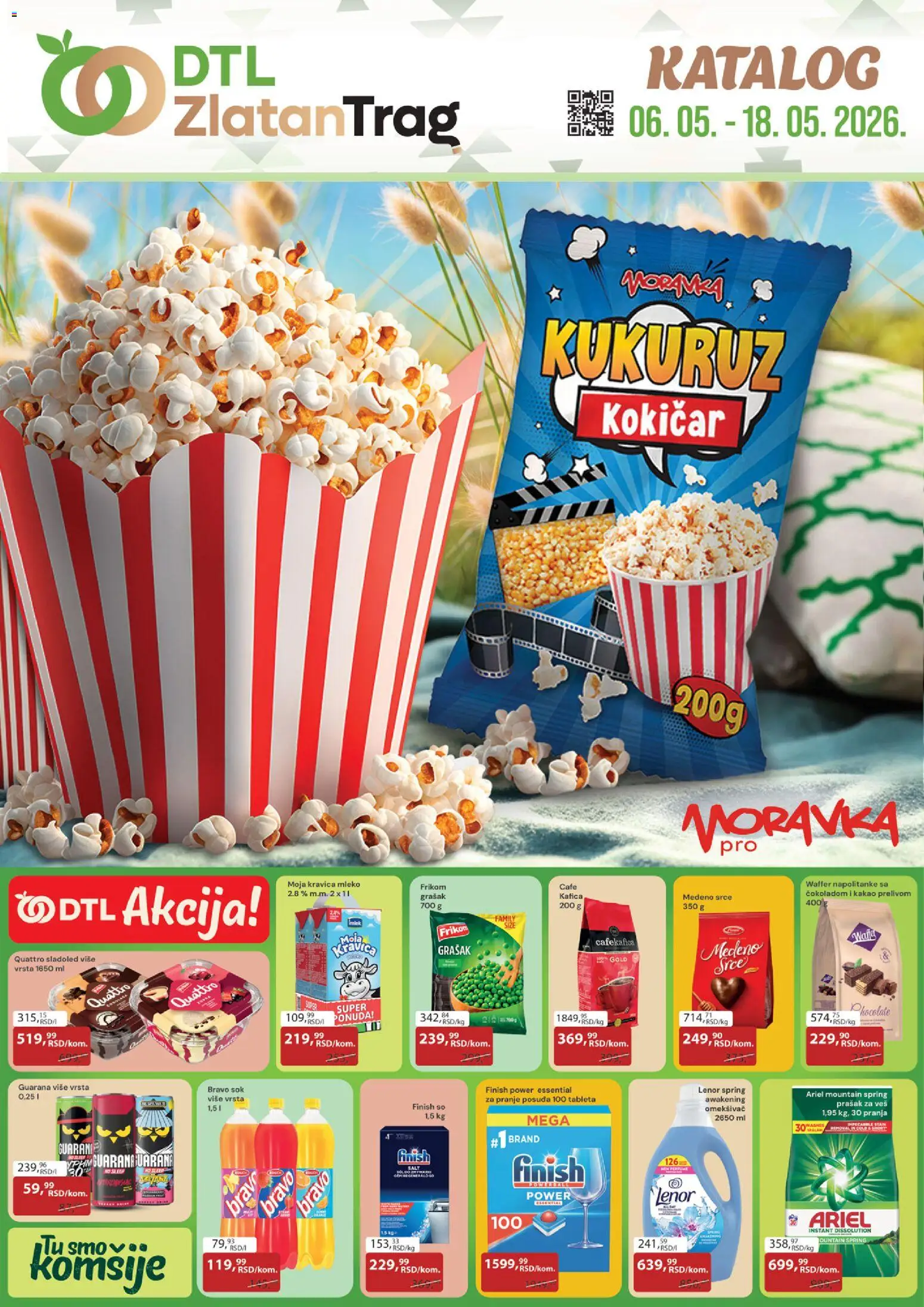 Zlatan Trag katalog - važi od 06.05.2026 | Strana: 1 | Proizvode: Lenor, Mleko, Guarana, Napolitanke
