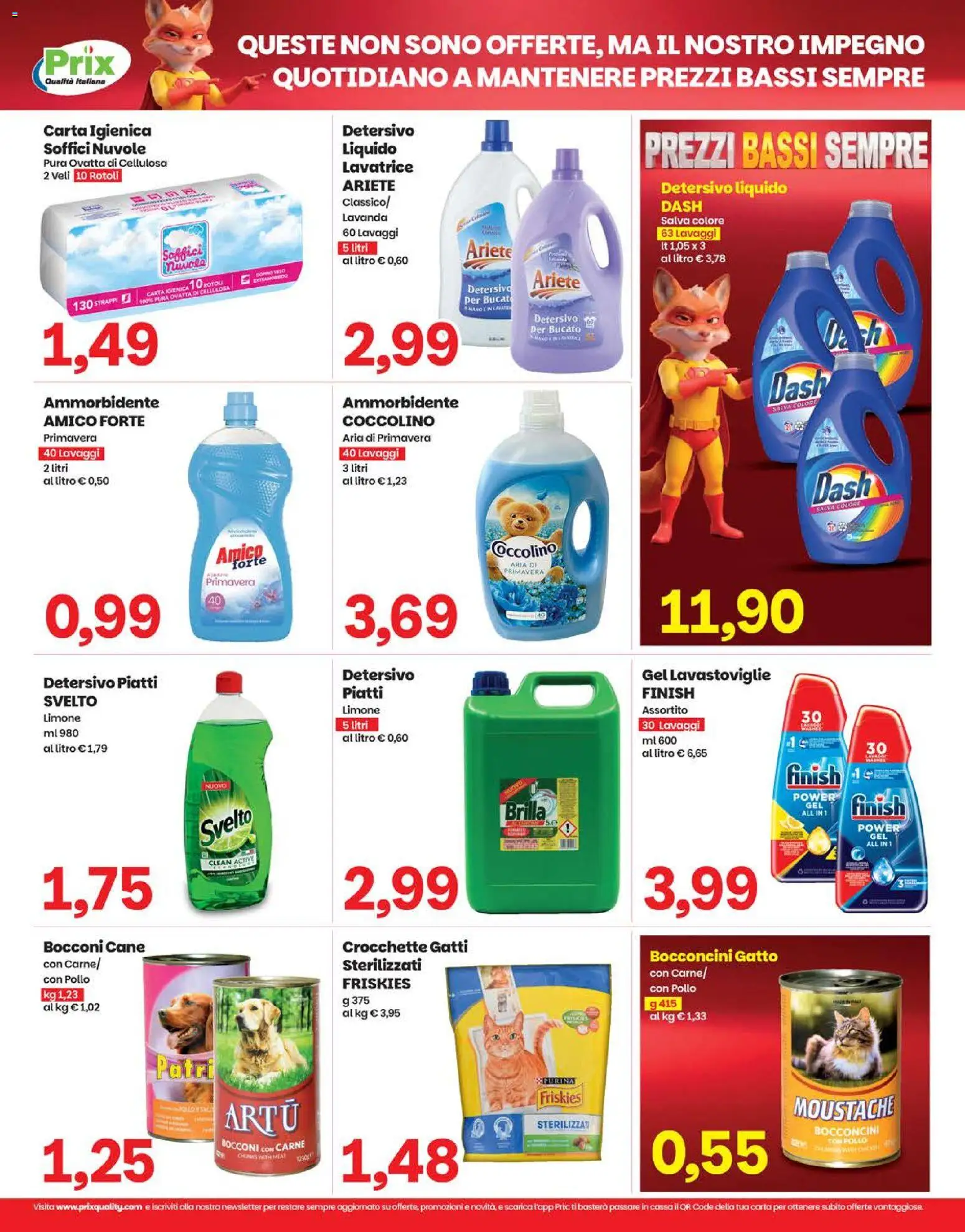 Volantino Prix del 15.06.2026 | Pagina: 11 | Prodotti: Carta igienica, Ammorbidente, Lavatrice, Lavanda