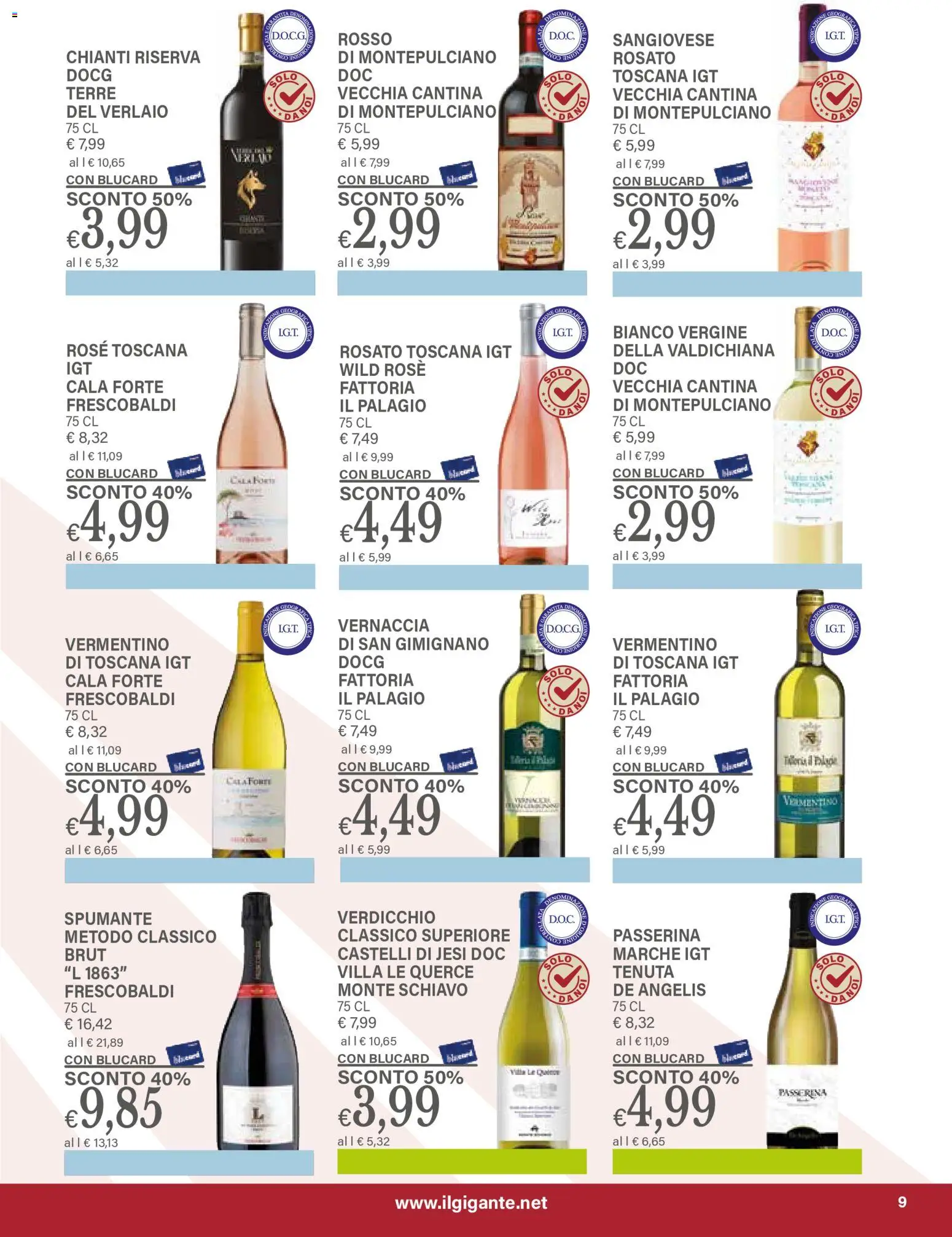 Volantino Il Gigante del 10/09/2026 | Pagina: 9 | Prodotti: Spumante
