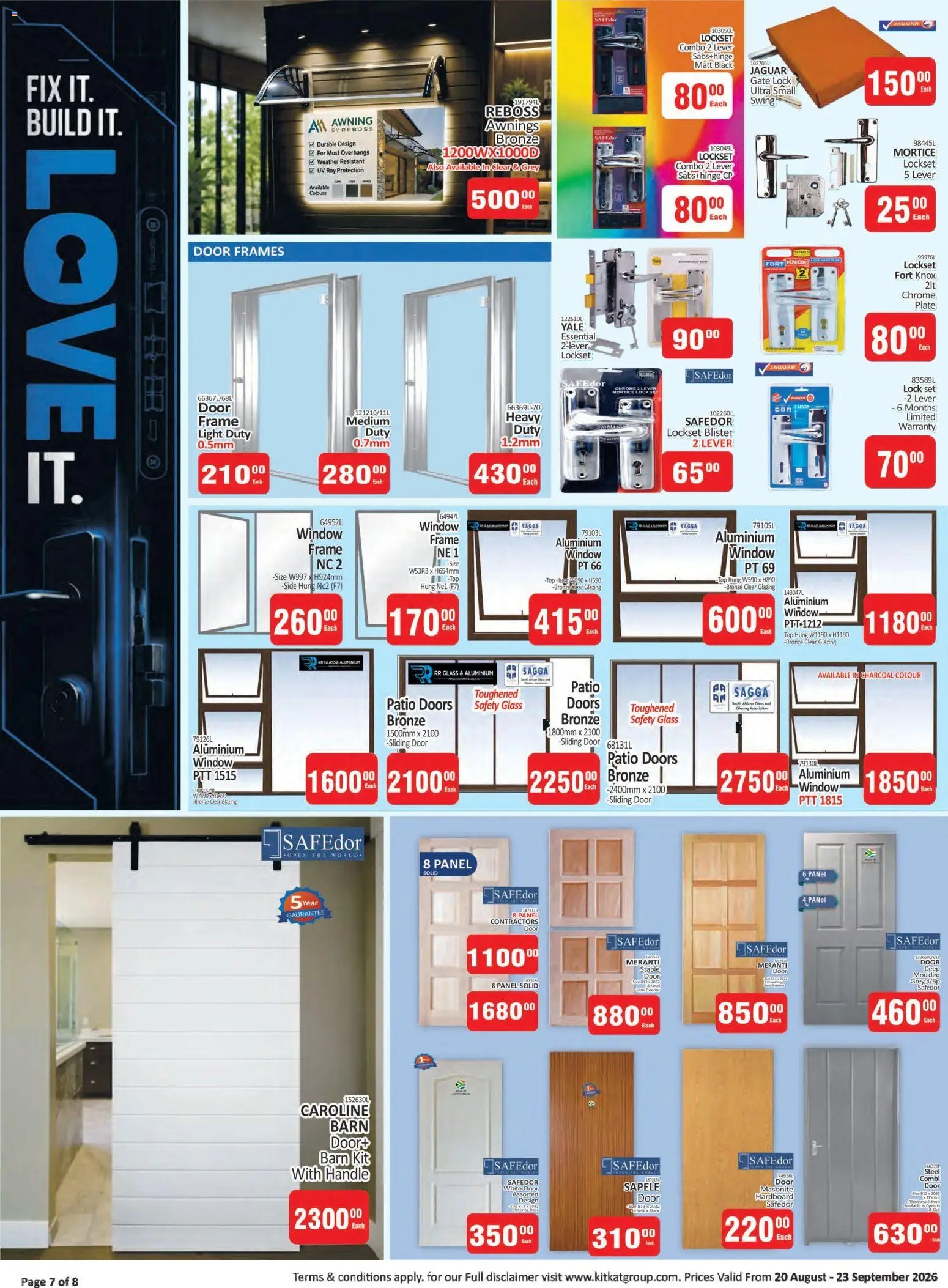 New KIT KAT Cash & Carry catalogue – valid from 20/08/2026 | Page: 7 | Products: Stable door, Lock, Gate, Light