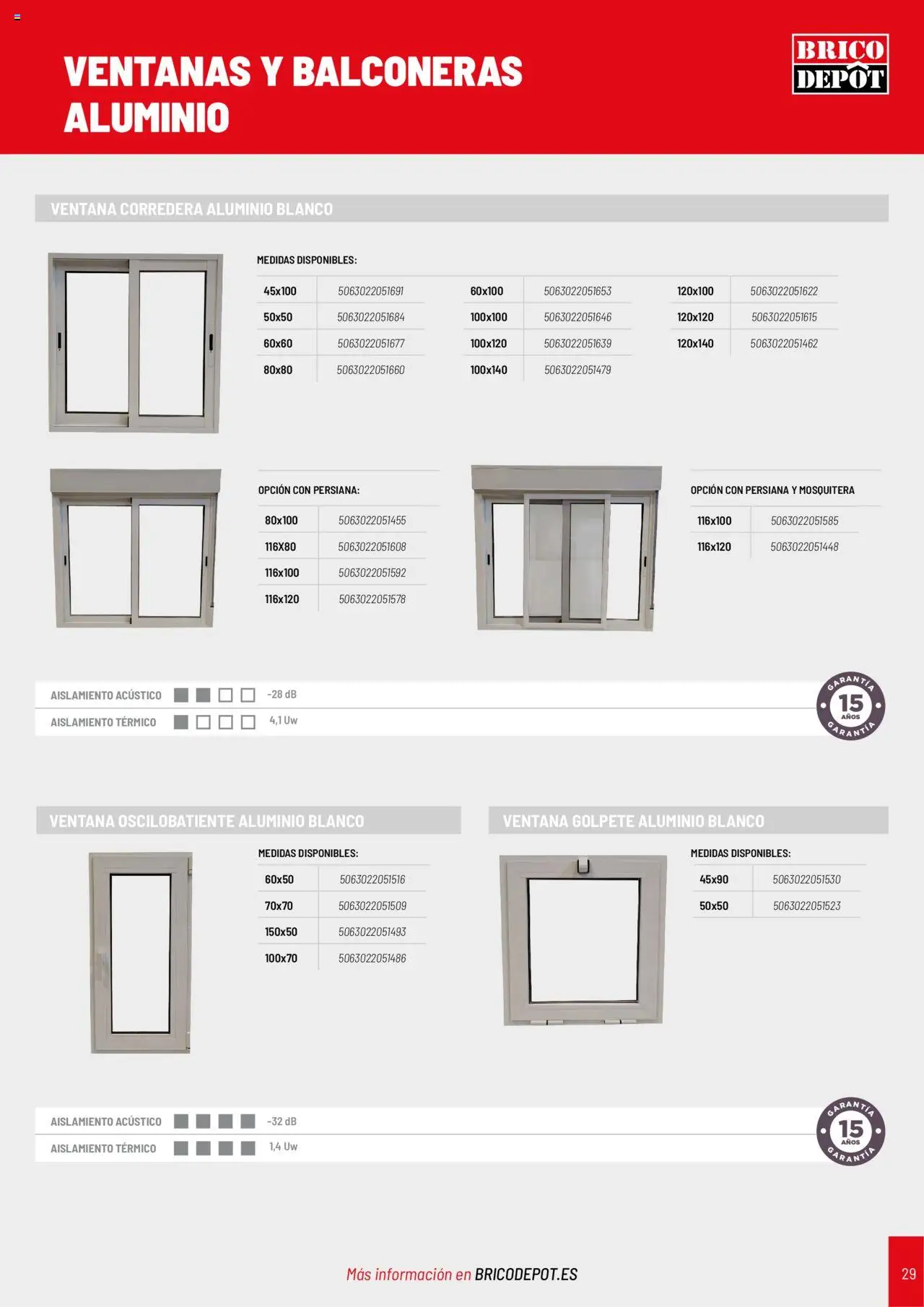 Brico Depôt Puertas y ventanas │ válido desde el 23/07/2025 | Página: 29