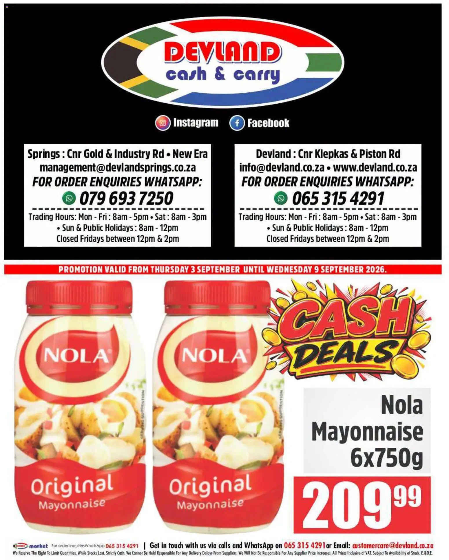 New Devland catalogue – valid from 03/09/2026 | Page: 10 | Products: Mayonnaise