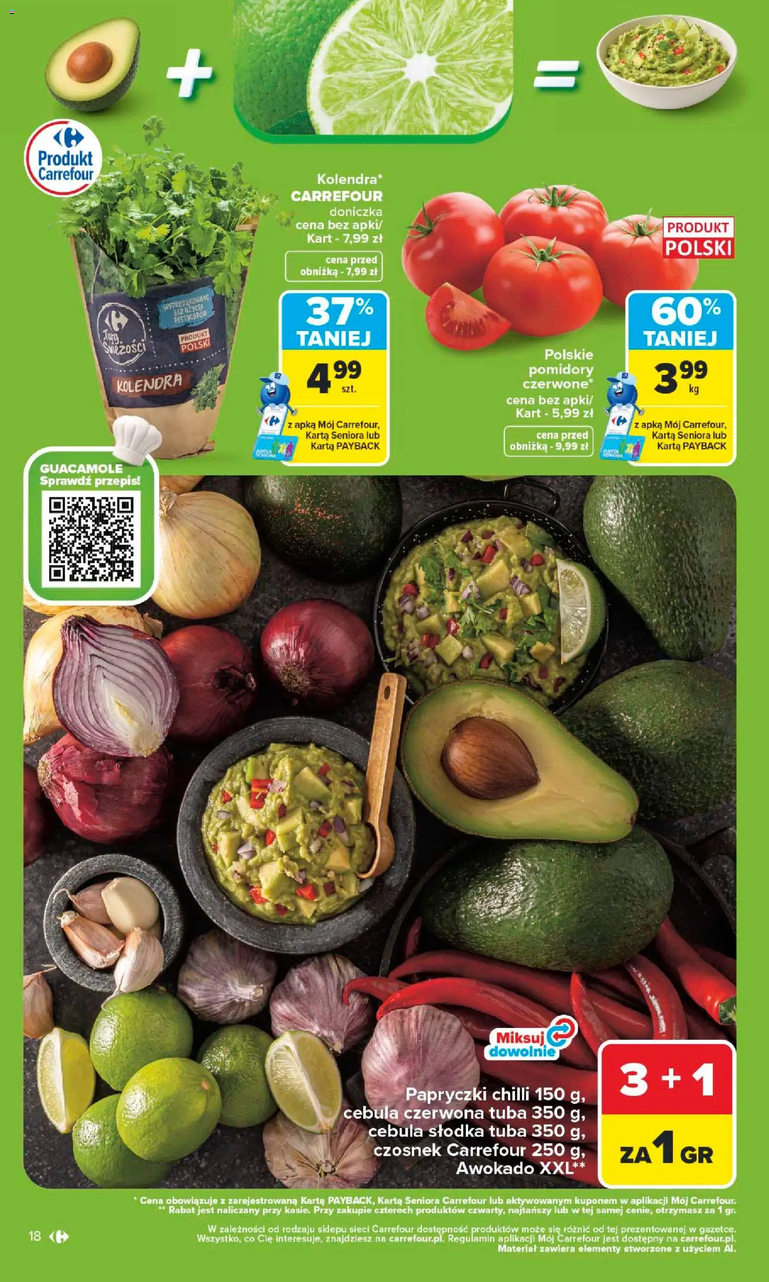 Carrefour gazetka od 15.06.2026 | Strona: 20 | Produkty: Czosnek, Karta, Doniczka, Awokado