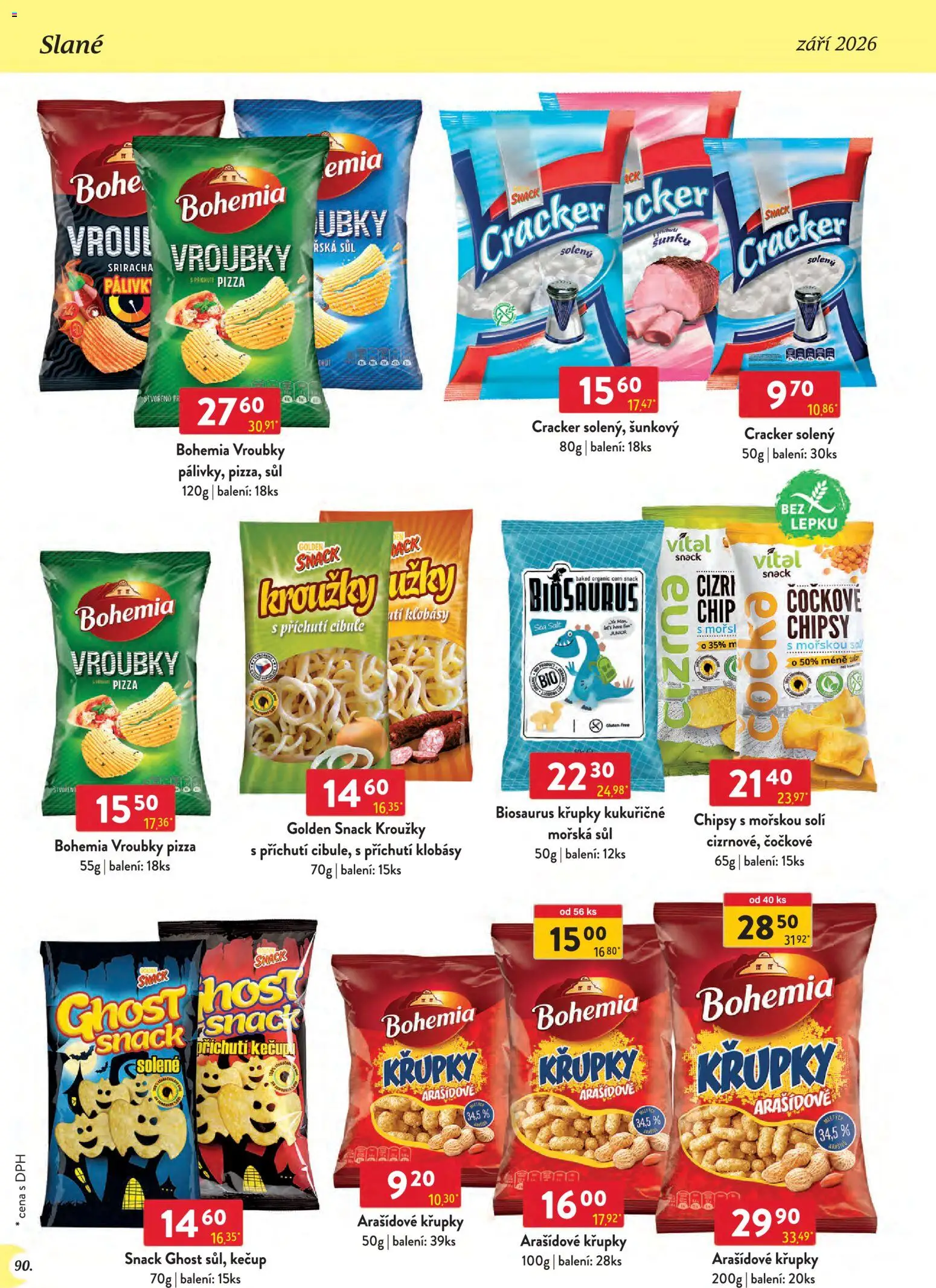 Astur & Qanto leták - Velkoobchod 09/2026 od 01.09.2026 | Strana: 90 | Produkty: Pizza, Křupky, Cibule, Sůl