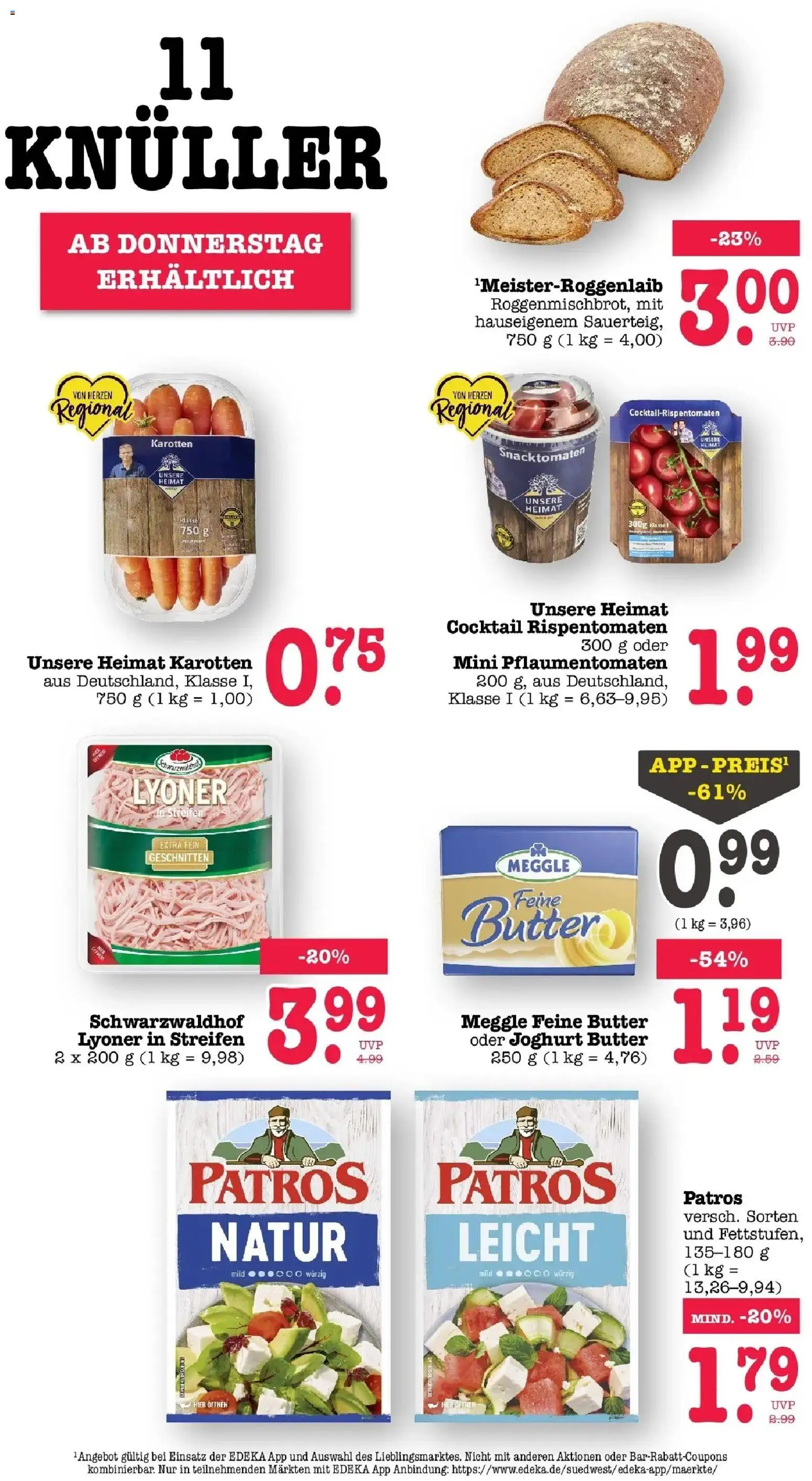 Edeka Prospekt Mainz-Weisenau (ab 10.08.2026) » Angebote Online | Seite: 69 | Produkte: Butter, Joghurt, Patros