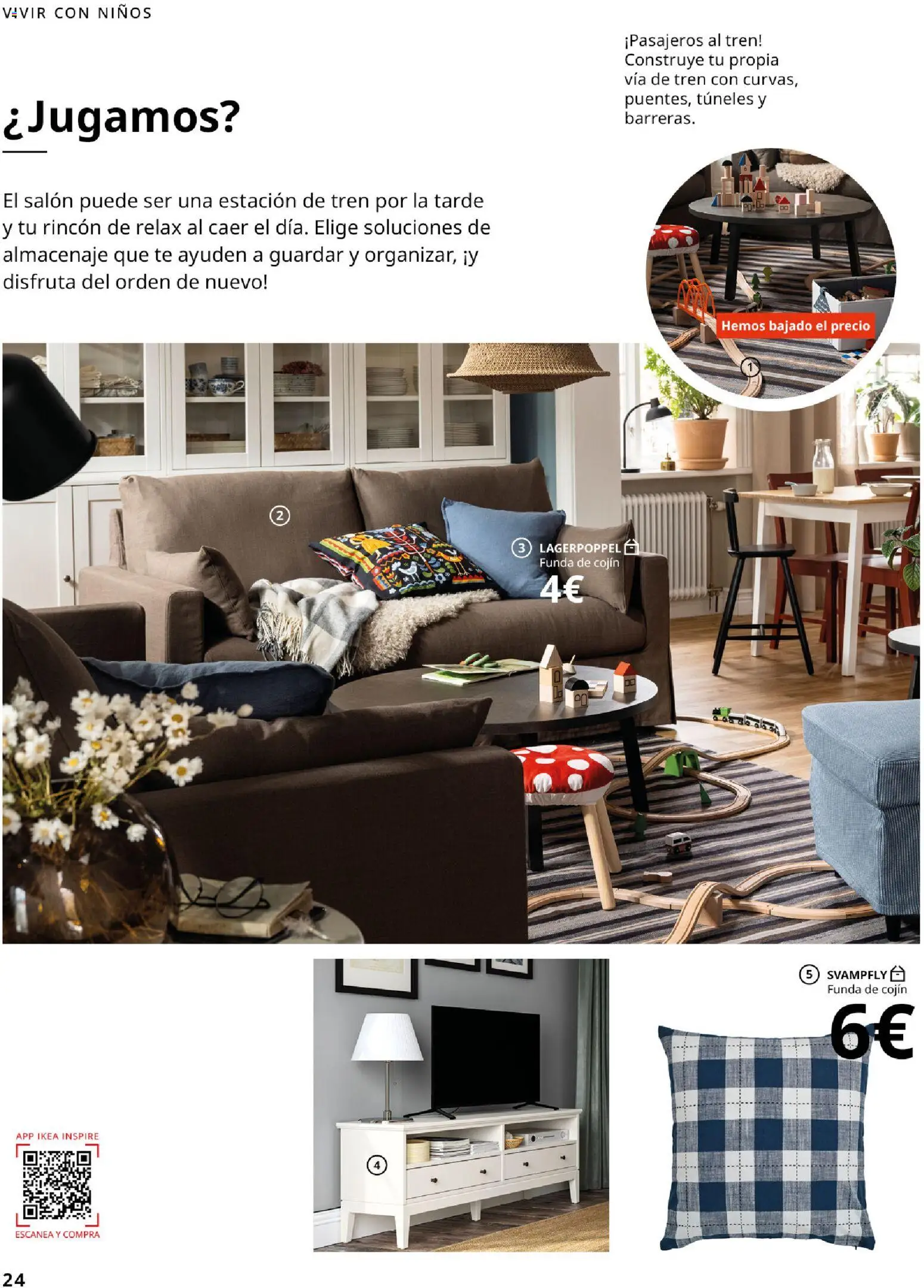 IKEA - Salones │ válido desde el 01/09/2026 | Página: 24 | Productos: Salón, Funda, Funda de cojín, Cojín