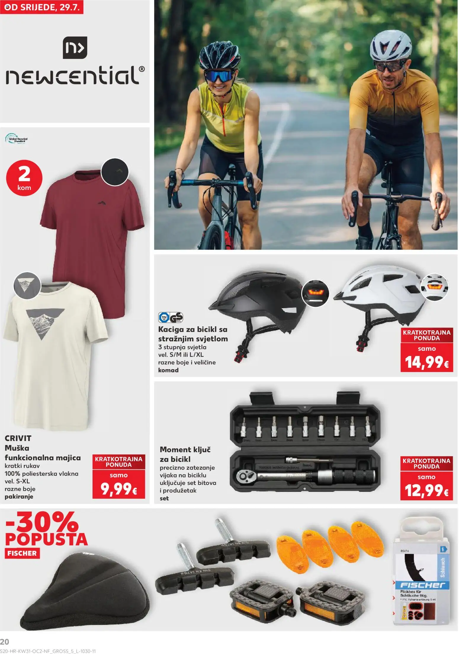 Kaufland katalog | vrijedi od 29.07.2026 | Stranica: 20 | Proizvodi: Bicikl, Kaciga, Majica