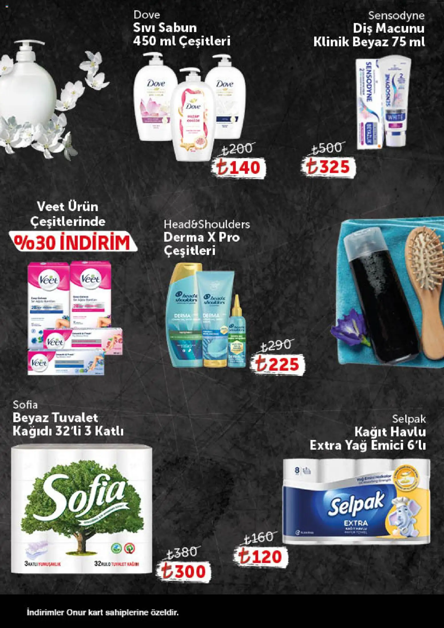 Onur Market - Katalog Gurme - 11 Ağustos 2026 tarihinden itibaren geçerlidir | Sayfa: 13 | Ürünler: Tuvalet, Diş macunu, Yağ, Tuvalet kağıdı