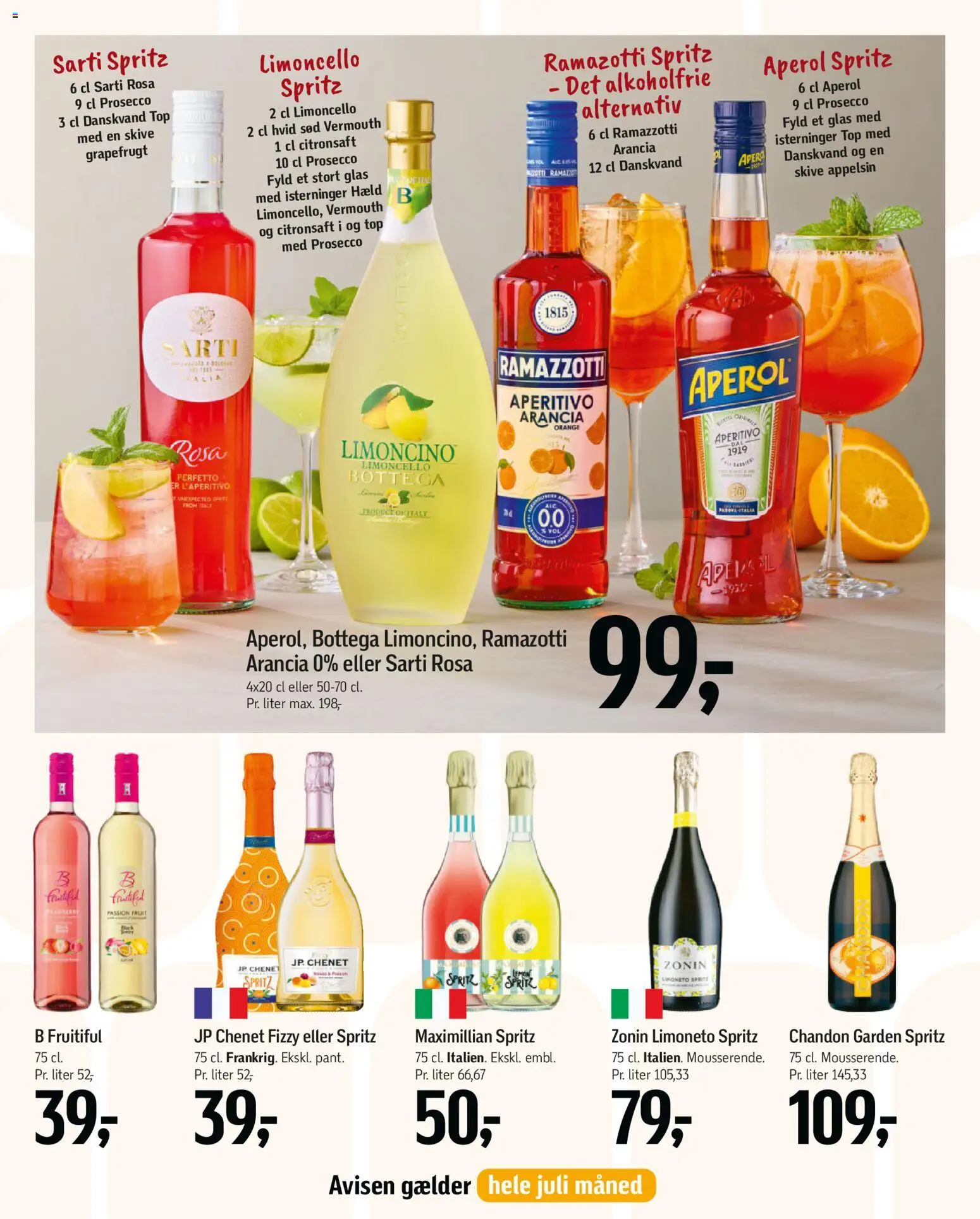 Føtex tilbudsavis – gyldig fra 26/06/2026 | Side: 61 | Produkter: Danskvand, Aperol Spritz