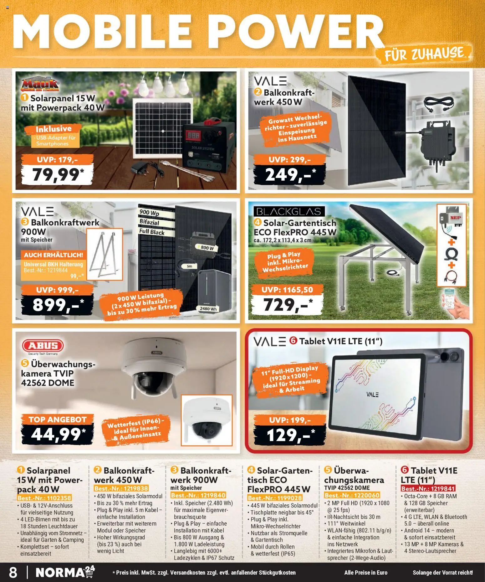 Norma Bestellmagazin Mai 2026 – gültig ab 08.05.2026 | Seite: 8