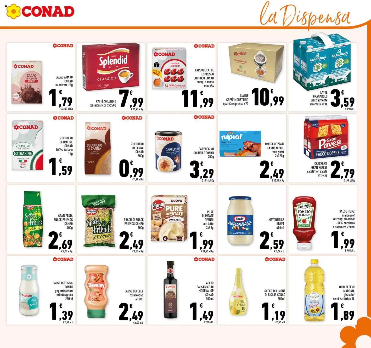 Volantino Conad del 07/10/2026 | Pagina: 15 | Prodotti: Manzo, Zucchero, Crackers, Succo di limone