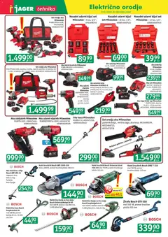 Jager katalog akcije – veljaven od 08.07.2026 | Stran: 14 | Izdelki: Teza, Škarje za živo mejo, Baterije, Orodje
