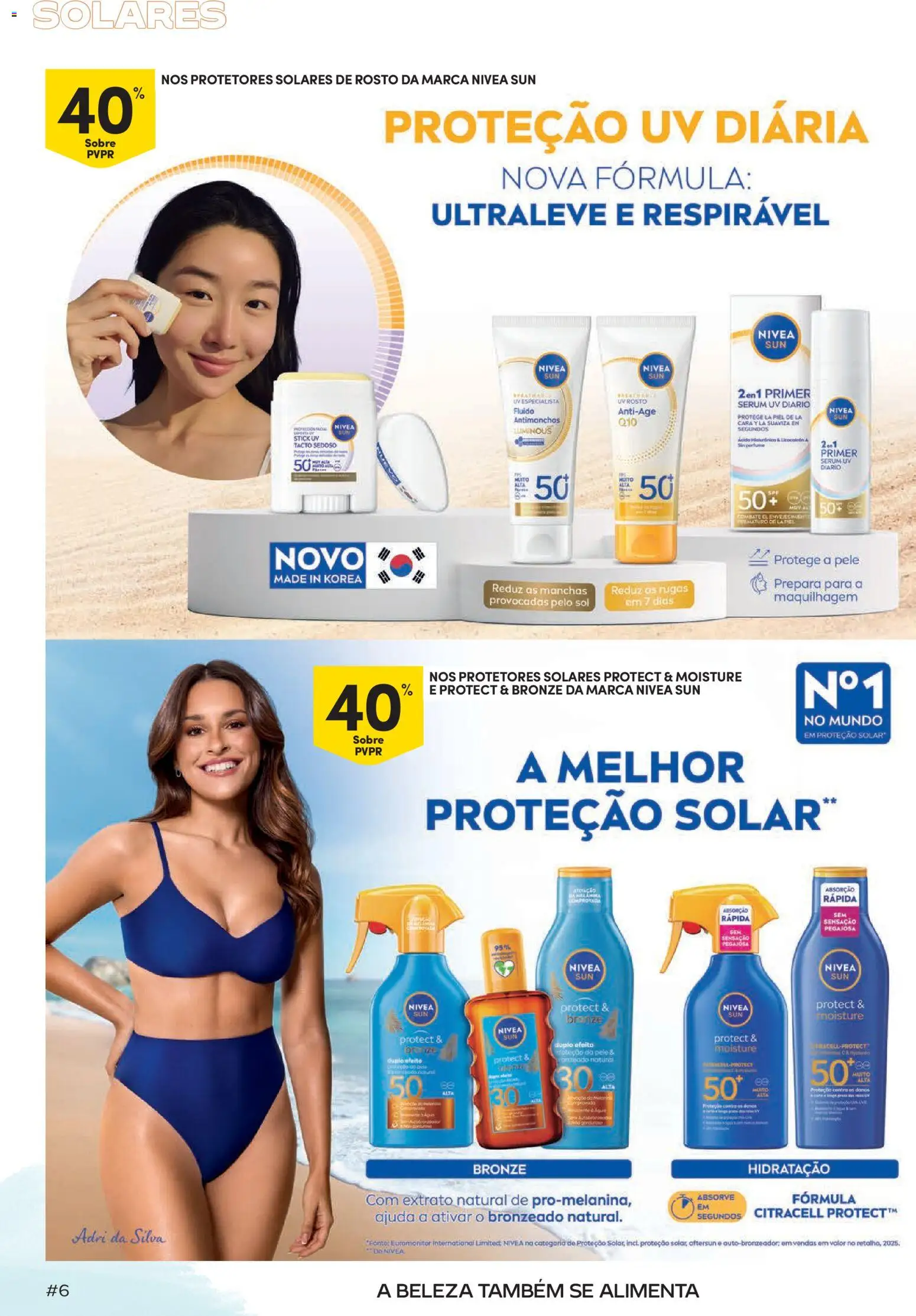 Continente Beleza Brilho com sabor a verão │ válido de 07/07/2026 | Página: 6 | Produtos: Perfume, Primer, Maquilhagem, Sérum