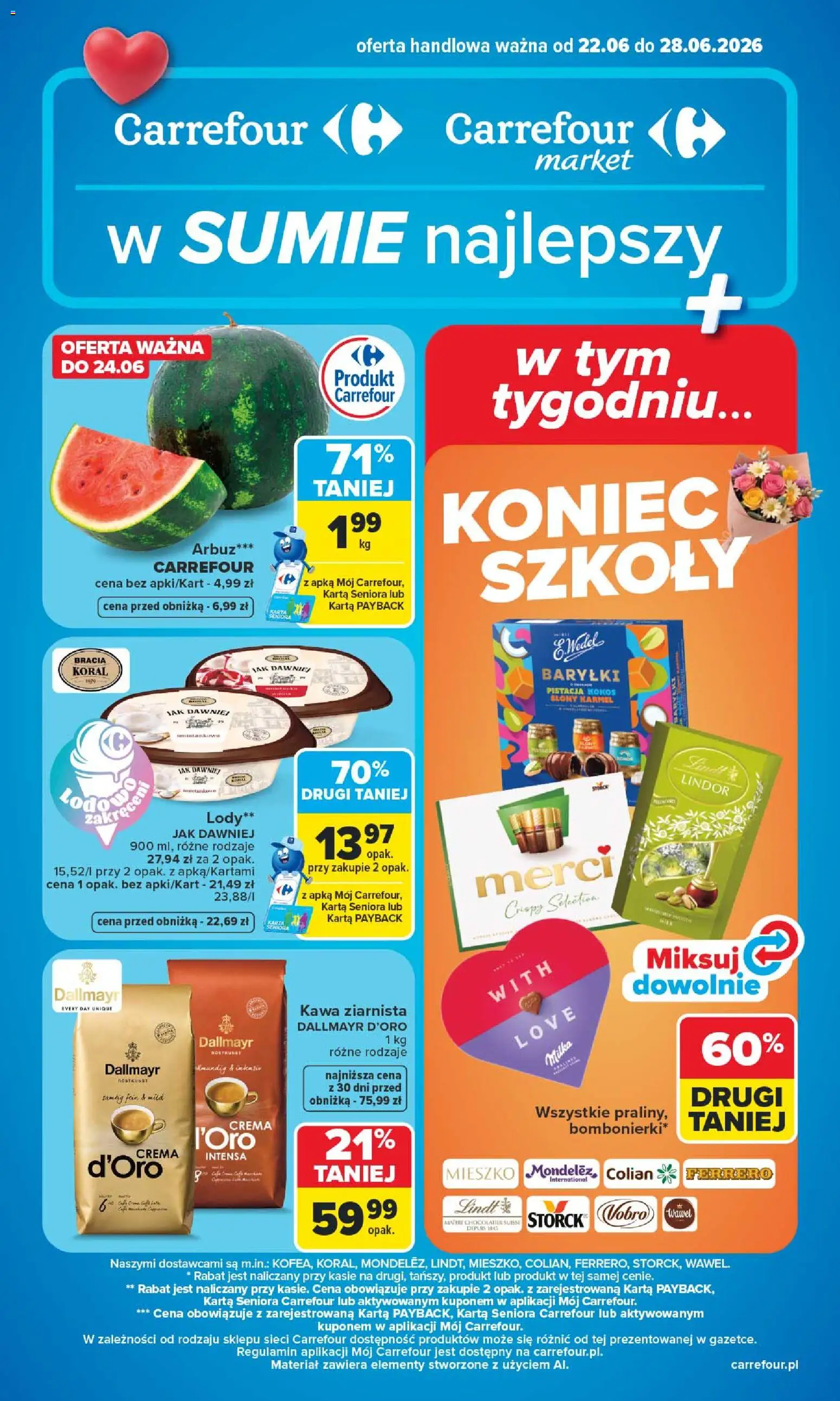 Carrefour gazetka od 22.06.2026 | Strona: 1