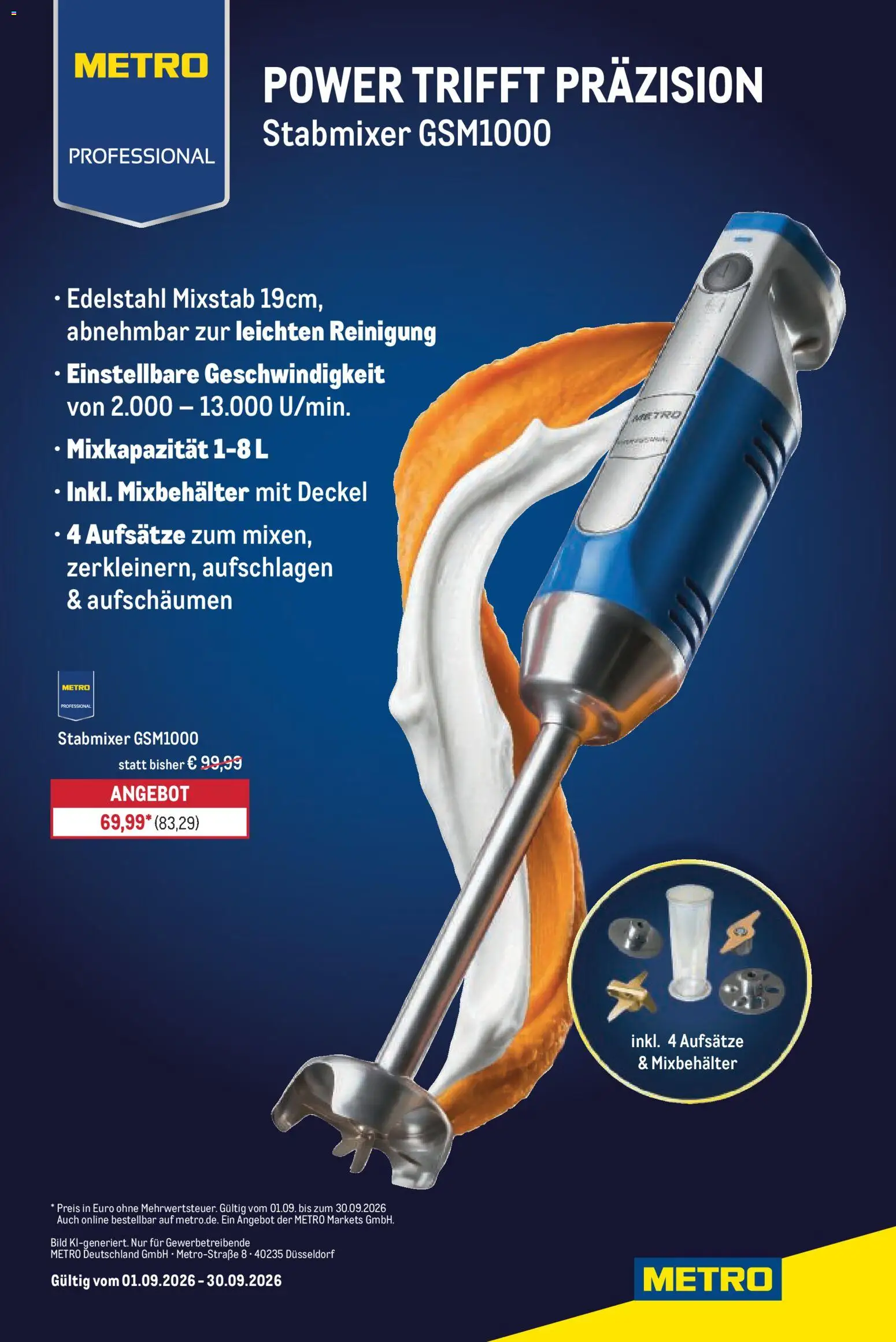 Metro Professional Non-Food Flyer – gültig ab 01.09.2026 | Seite: 16 | Produkte: Mixstab, Stabmixer