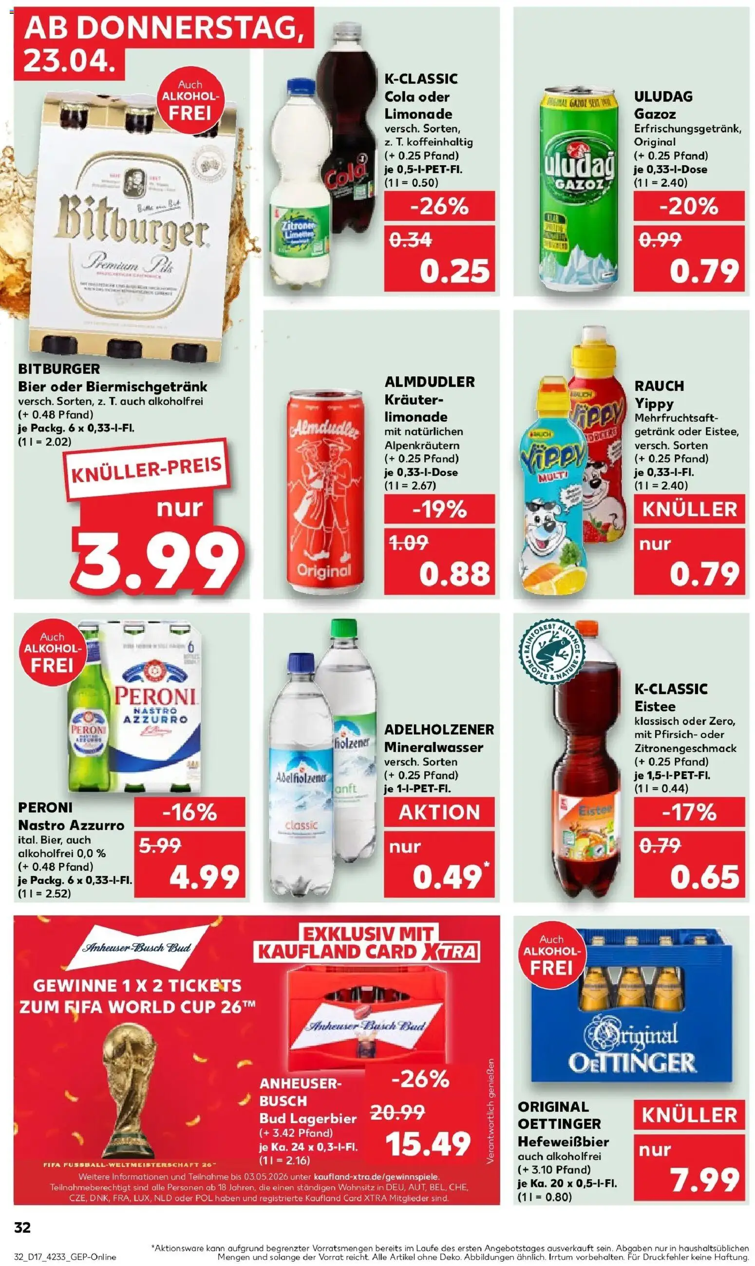 Kaufland Prospekt Ettlingen	 – gültig ab 20.04.2026 | Seite: 44 | Produkte: Cola, Bad, Limonade, Zitronen