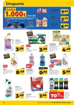 Vista previa Alimerka folleto Asturias válido desde el 23.04.2026 | Página: 39 | Productos: Polvo, Detergente, Detergente líquido, Aspirador