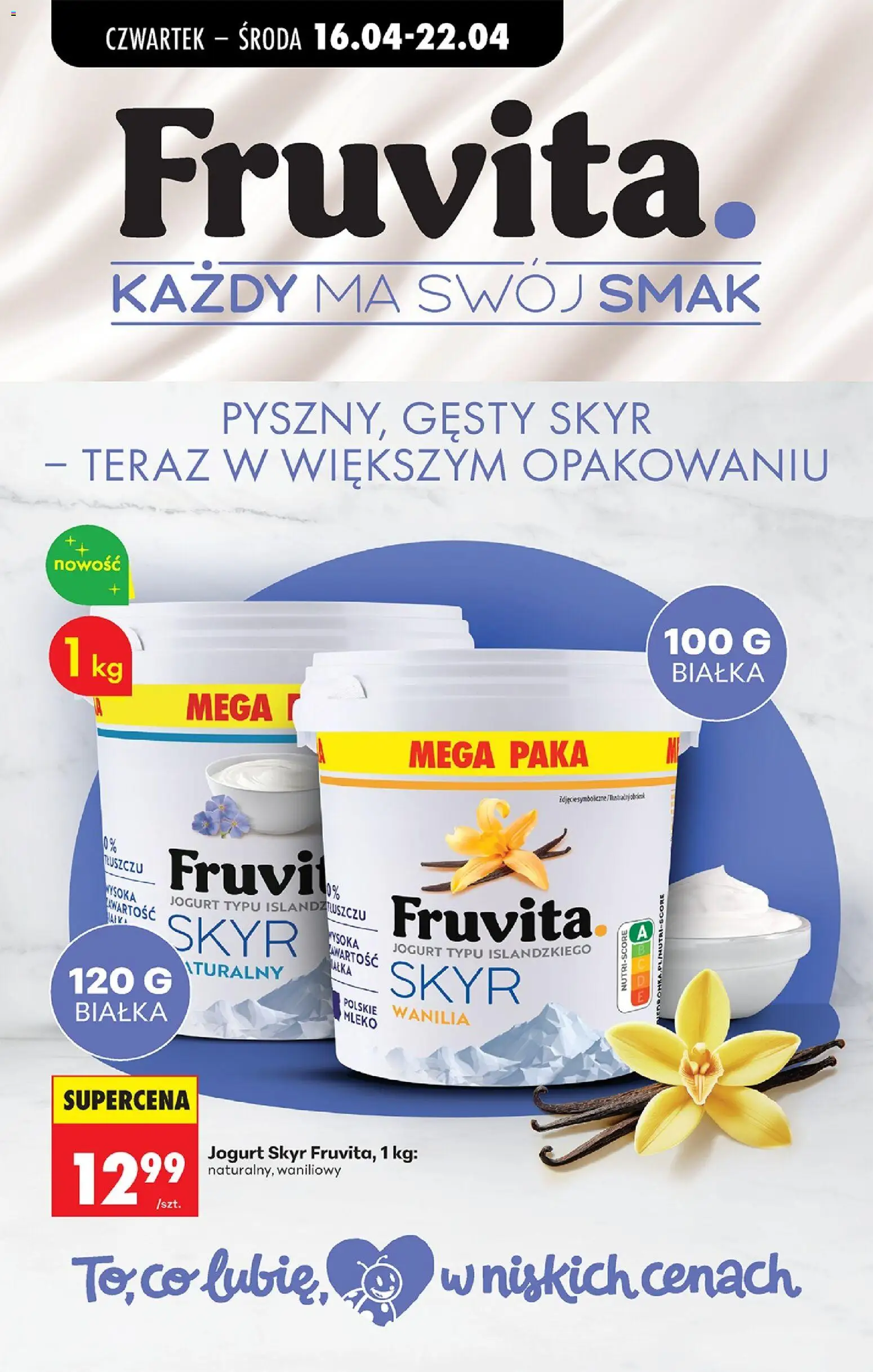 Biedronka Polsko leták - Codziennie niskie ceny od 16.04.2026 | Strana: 51 | Produkty: Mléko, Jogurt, Skyr