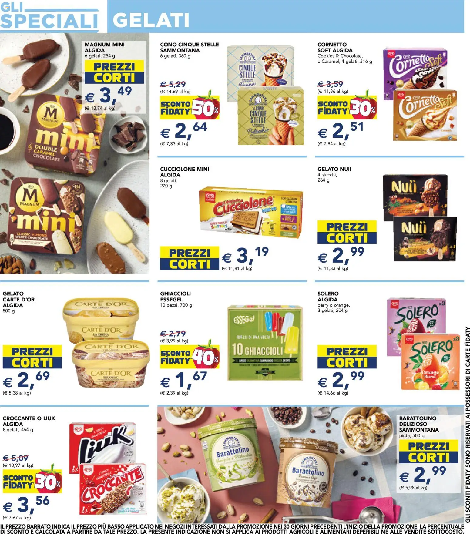 Volantino Esselunga S del 02/07/2026 | Pagina: 2 | Prodotti: Ghiaccioli, Cornetto, Gelato