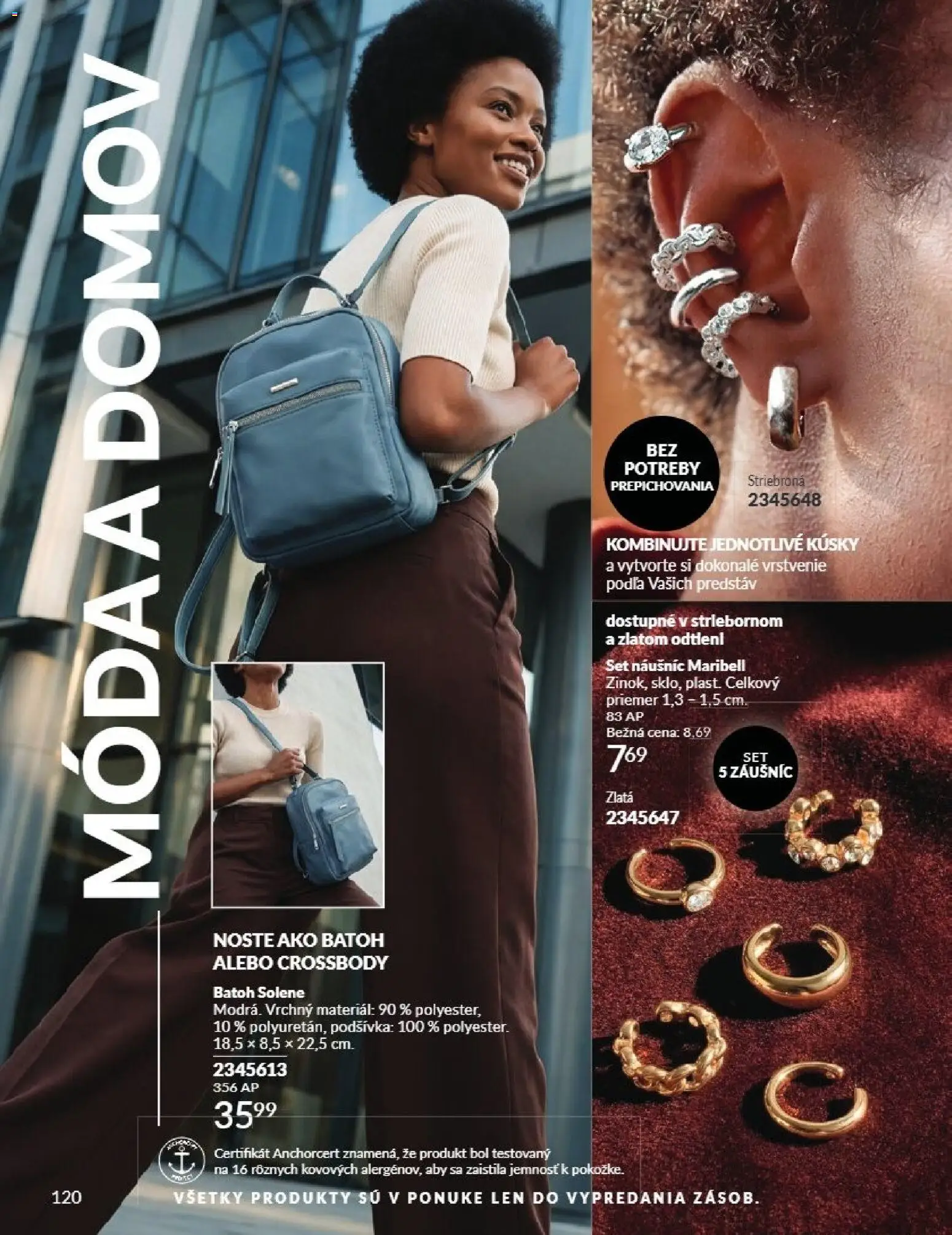 Nové Avon akcie – leták je platný od 01.08.2026 | Strana: 120 | Produkty: Batoh