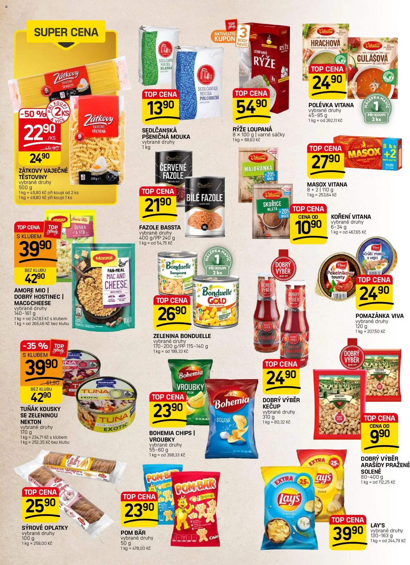 Flop leták - FlopTop od 14.10.2026 | Strana: 8 | Produkty: Pizza, Rýže, Těstoviny, Bohemia chips