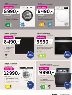 Forhåndsvisning av Elon kundeavis gyldig fra 25.05.2026 | Side: 7 | Produkter: Vaskemaskin, Tørketrommel, Oppvaskmaskin, Curry