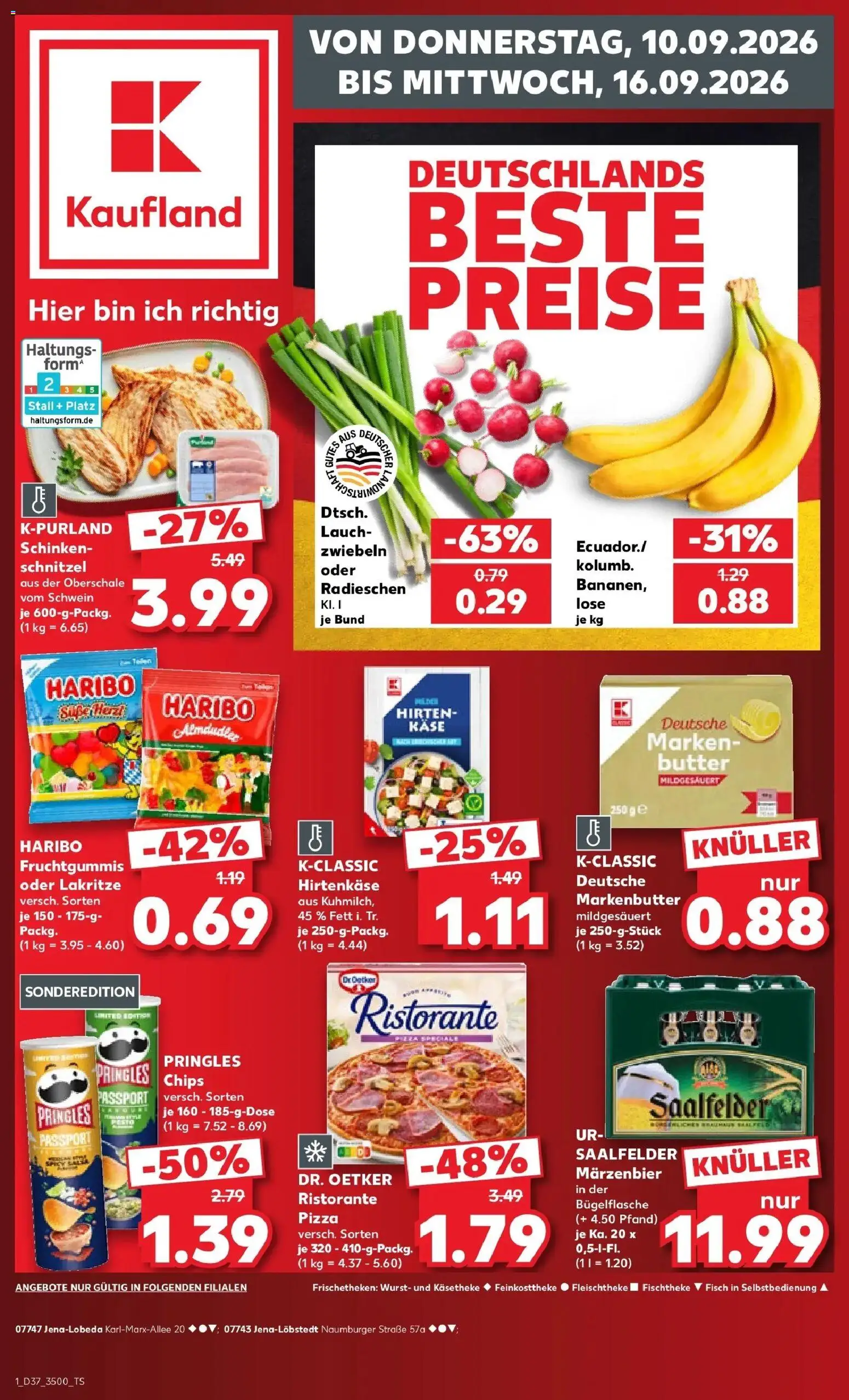 Prospekt Kaufland ab 07.09.2026 » Angebote Online zum Blättern | Seite: 10 | Produkte: Zwiebeln, Pizza, Pringles, Chips